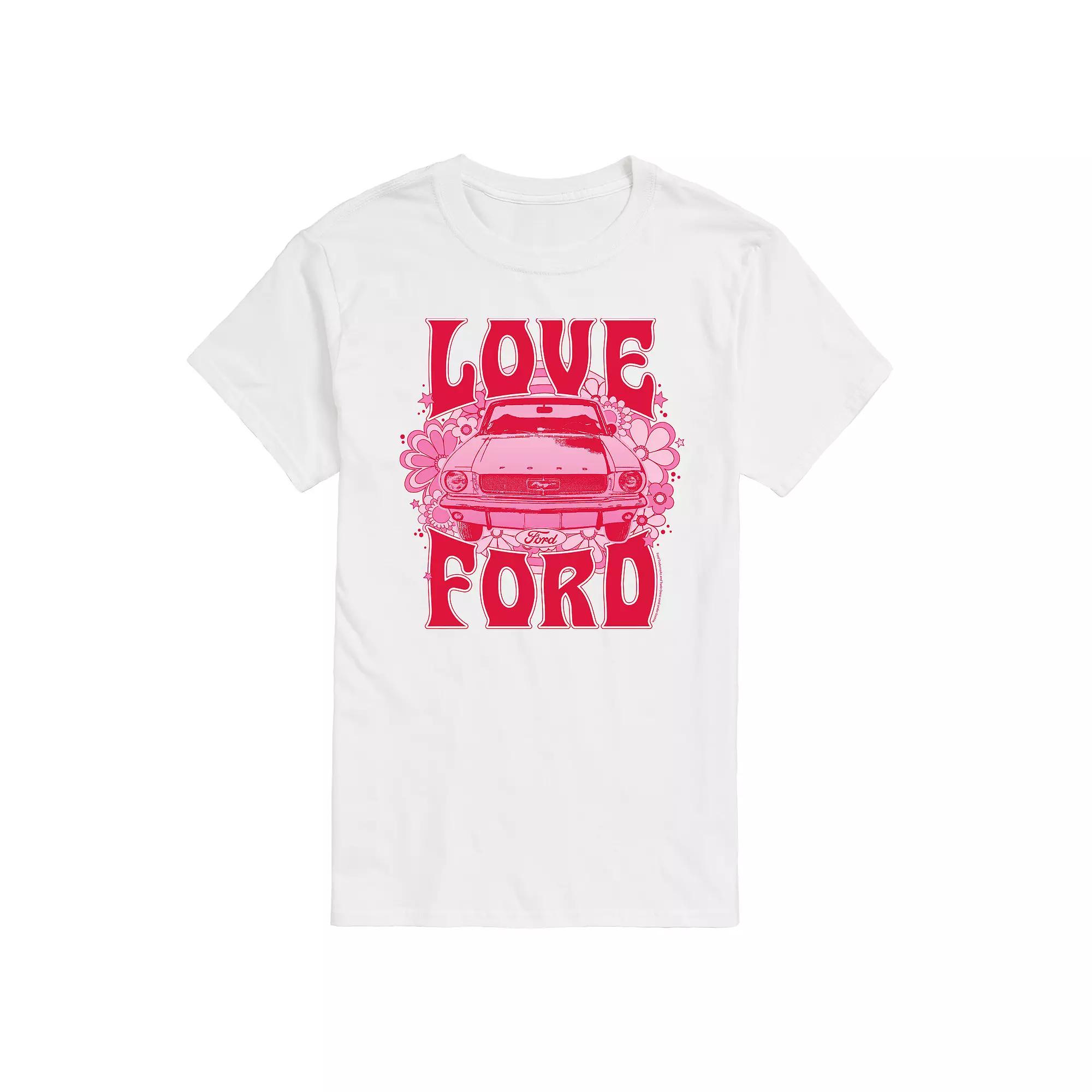 Big & Tall Ford Mustang Love Ford Graphic Tee, Men's,  Product Image