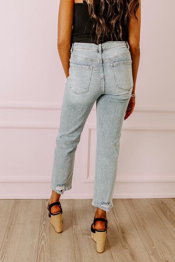 Risen The Bolt High Waist Jean in Light Wash Product Image