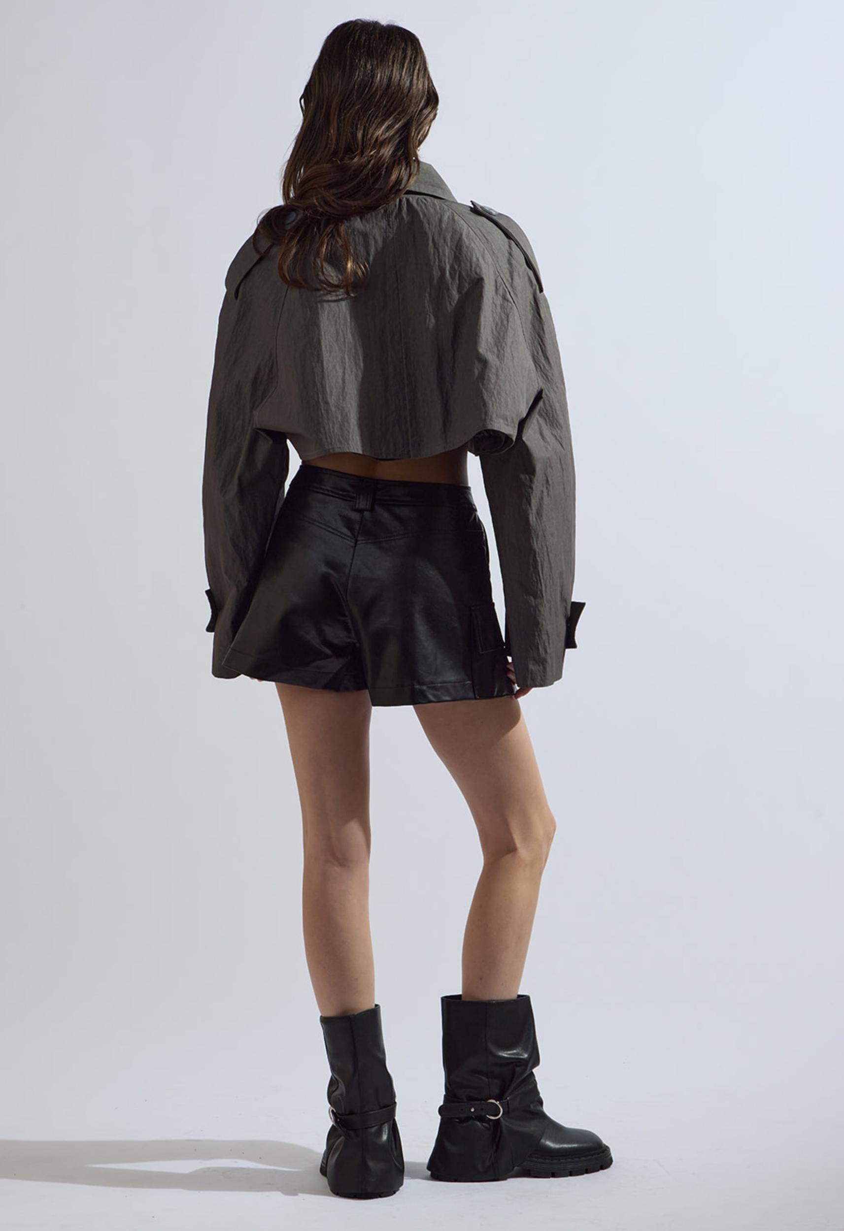 Den Leather Skort Product Image