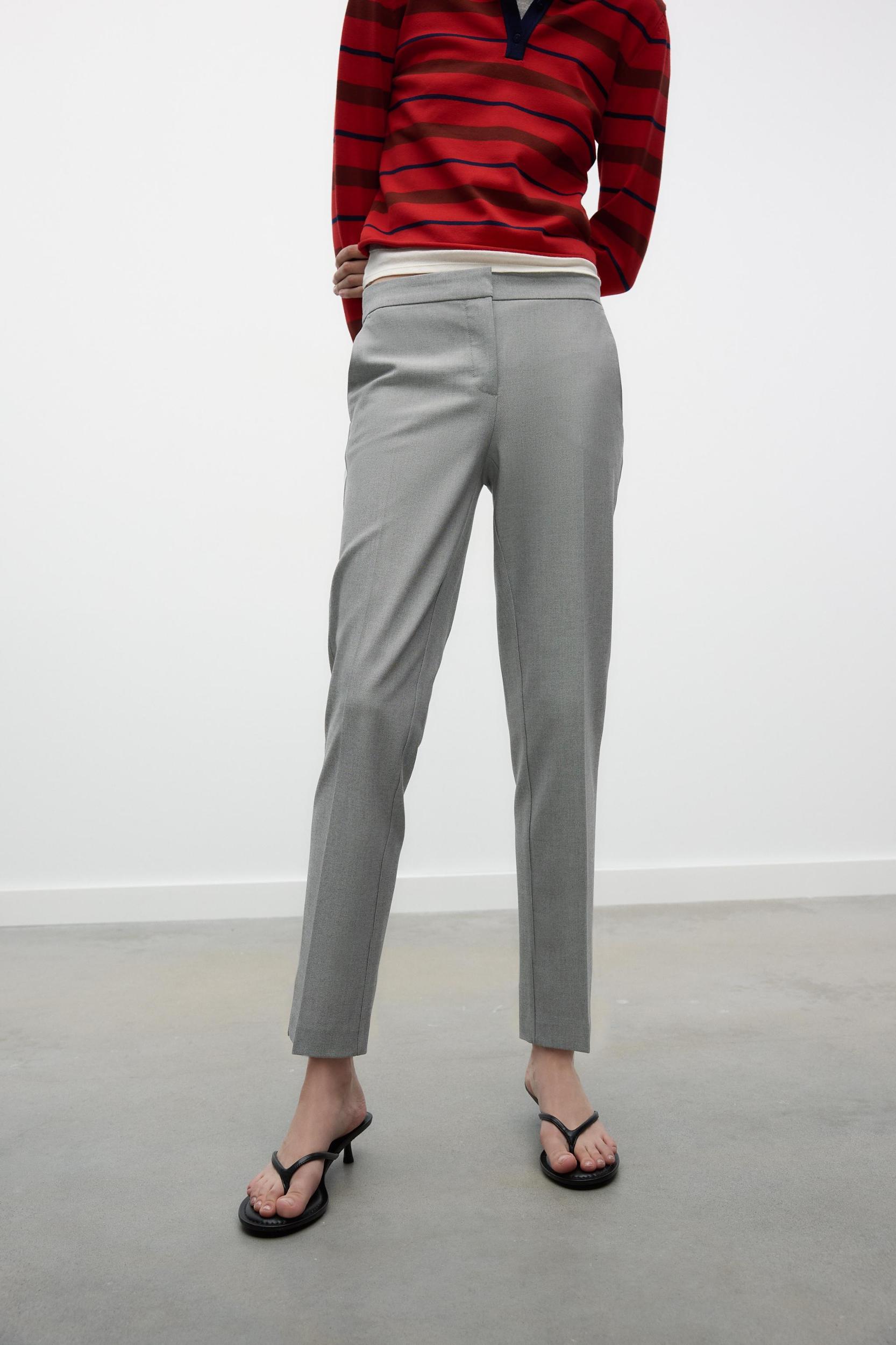 SOFT ANKLE-LENGTH PANTS Product Image