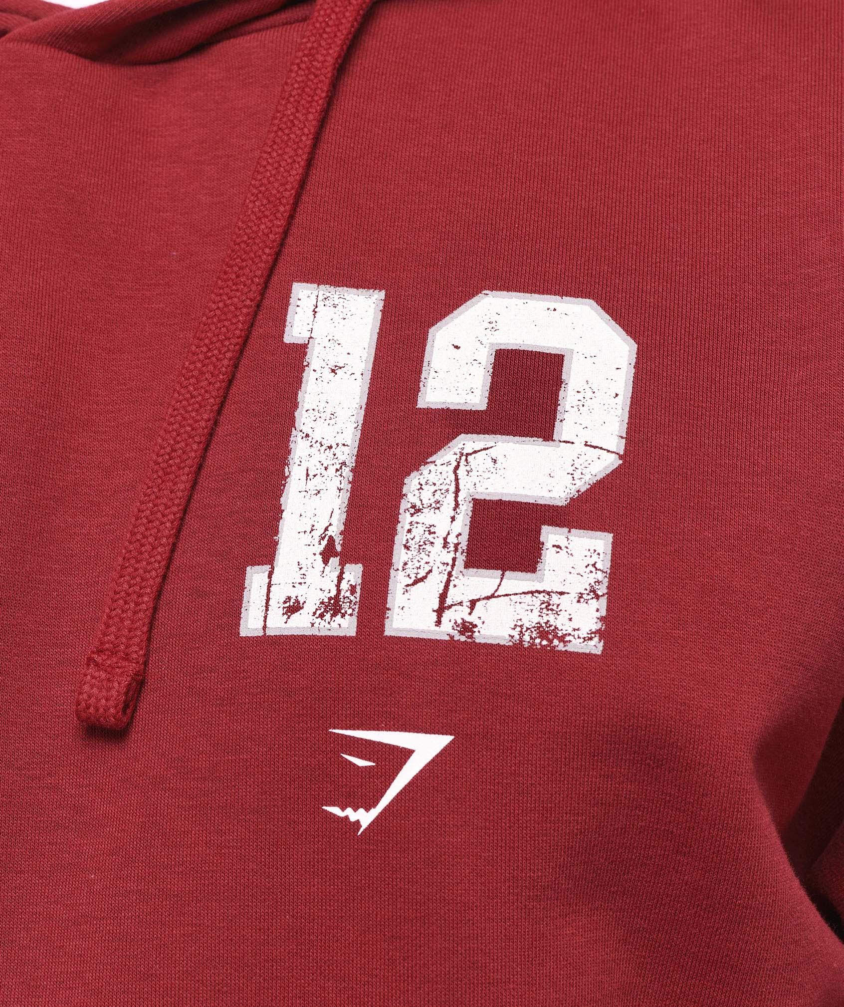 Gymshark Campus Hoodie - Athletic Burgundy Male Product Image