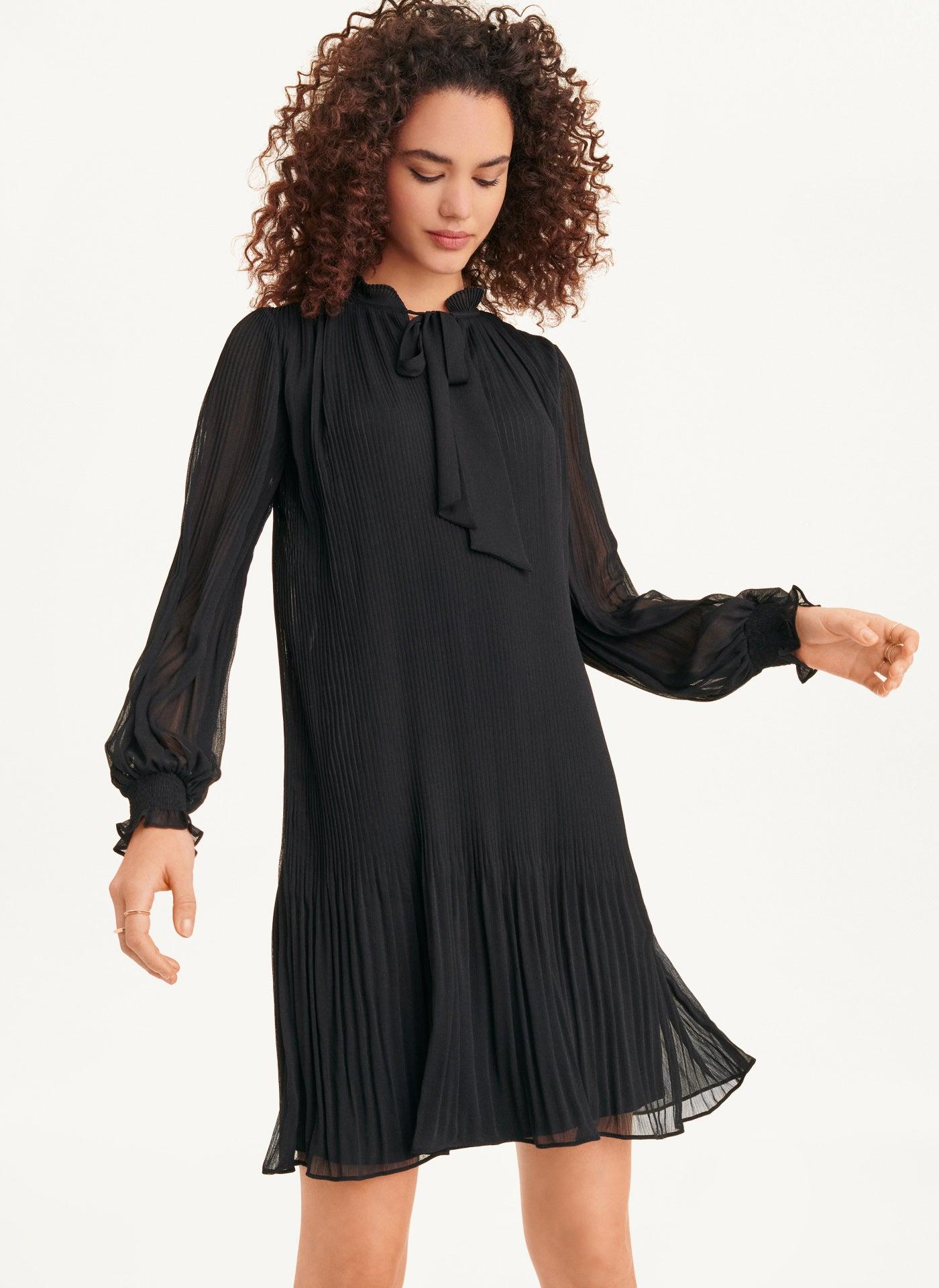 Pleated A Line Dress Product Image