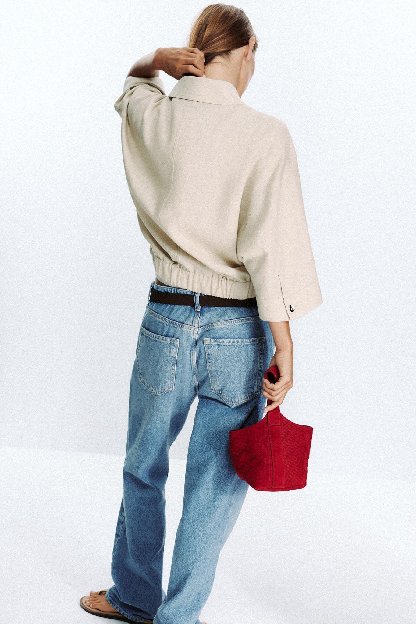 LINEN SAFARI JACKET Product Image