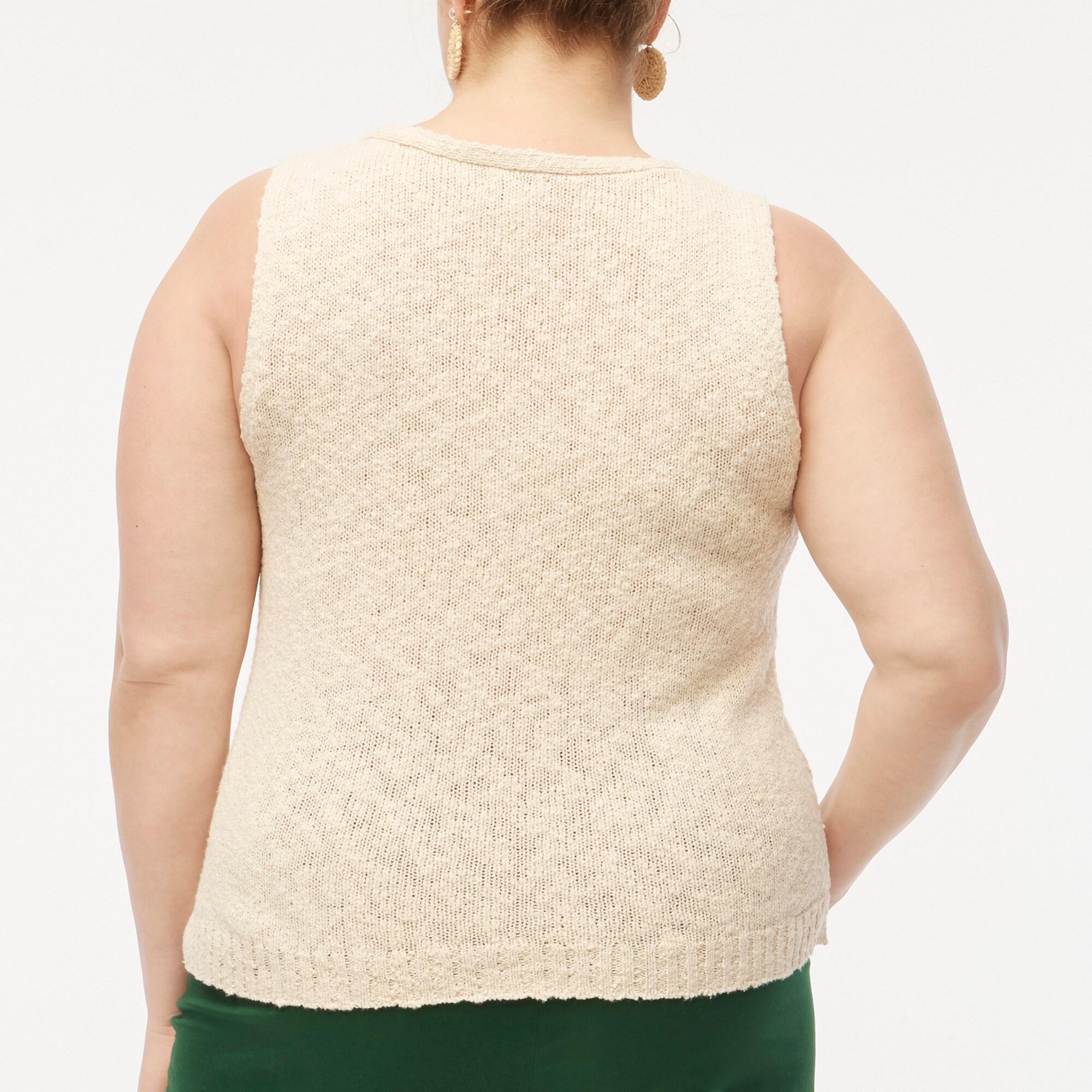 V-neck beach sweater-tank Product Image