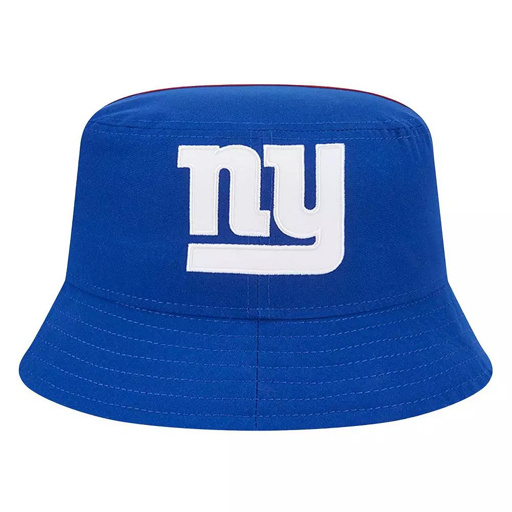 Men's New Era Royal New York Giants Helmet Bucket Hat,  Product Image