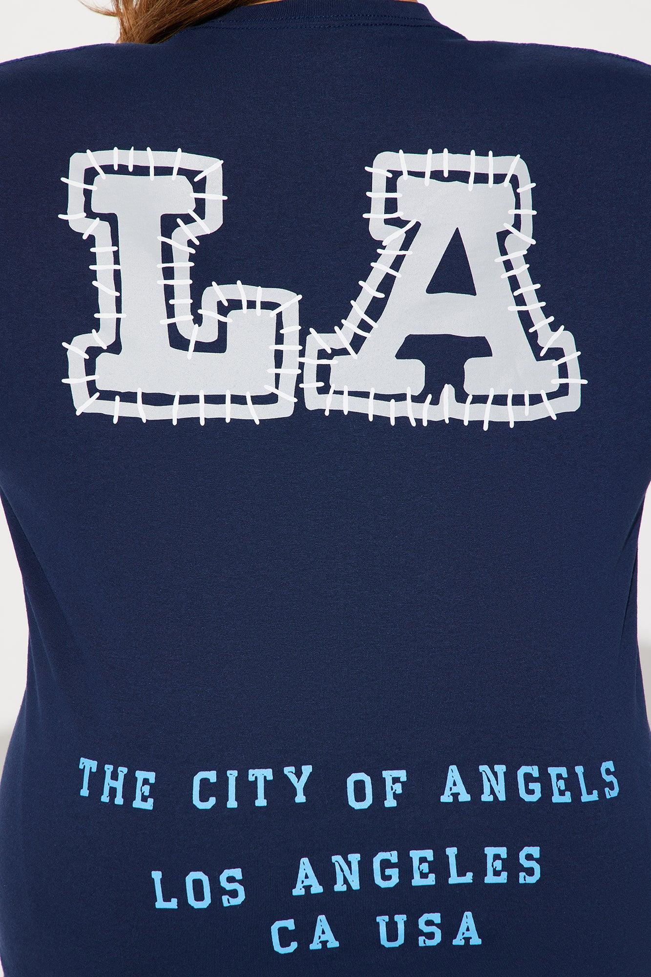 LA Stitched On Me Tee - Navy Product Image