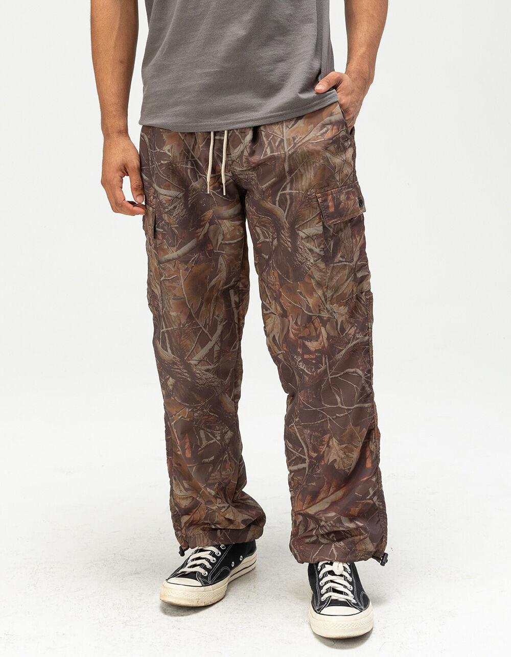 LIRA Azalea Mens Loose Fit Nylon Cargo Pants - CAMO Product Image