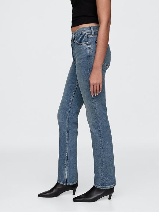 High Rise Crossover '90s Straight Jeans Product Image