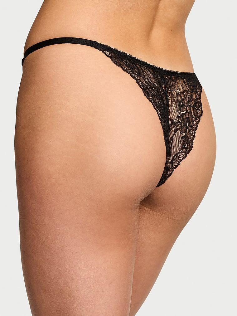 Rose Lace Adjustable Brazilian Panty Product Image
