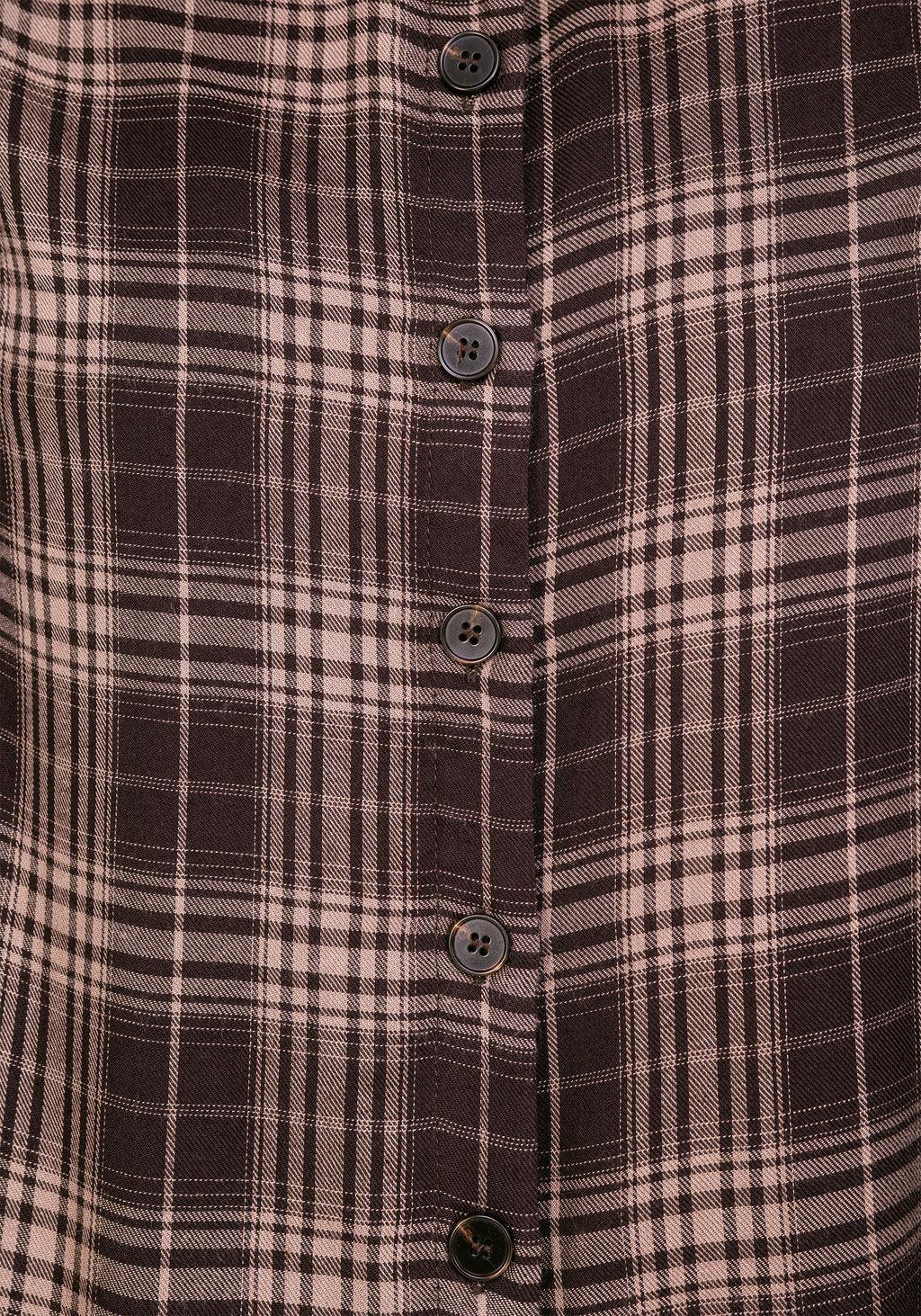 Adra Check Button Up Shirt Product Image
