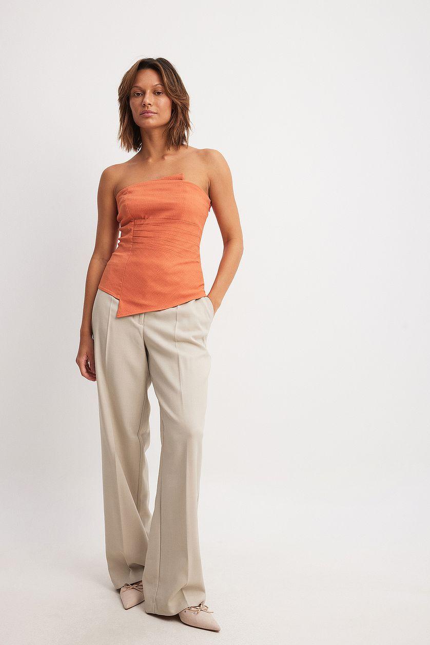 Pleat Detail Corset Top Product Image