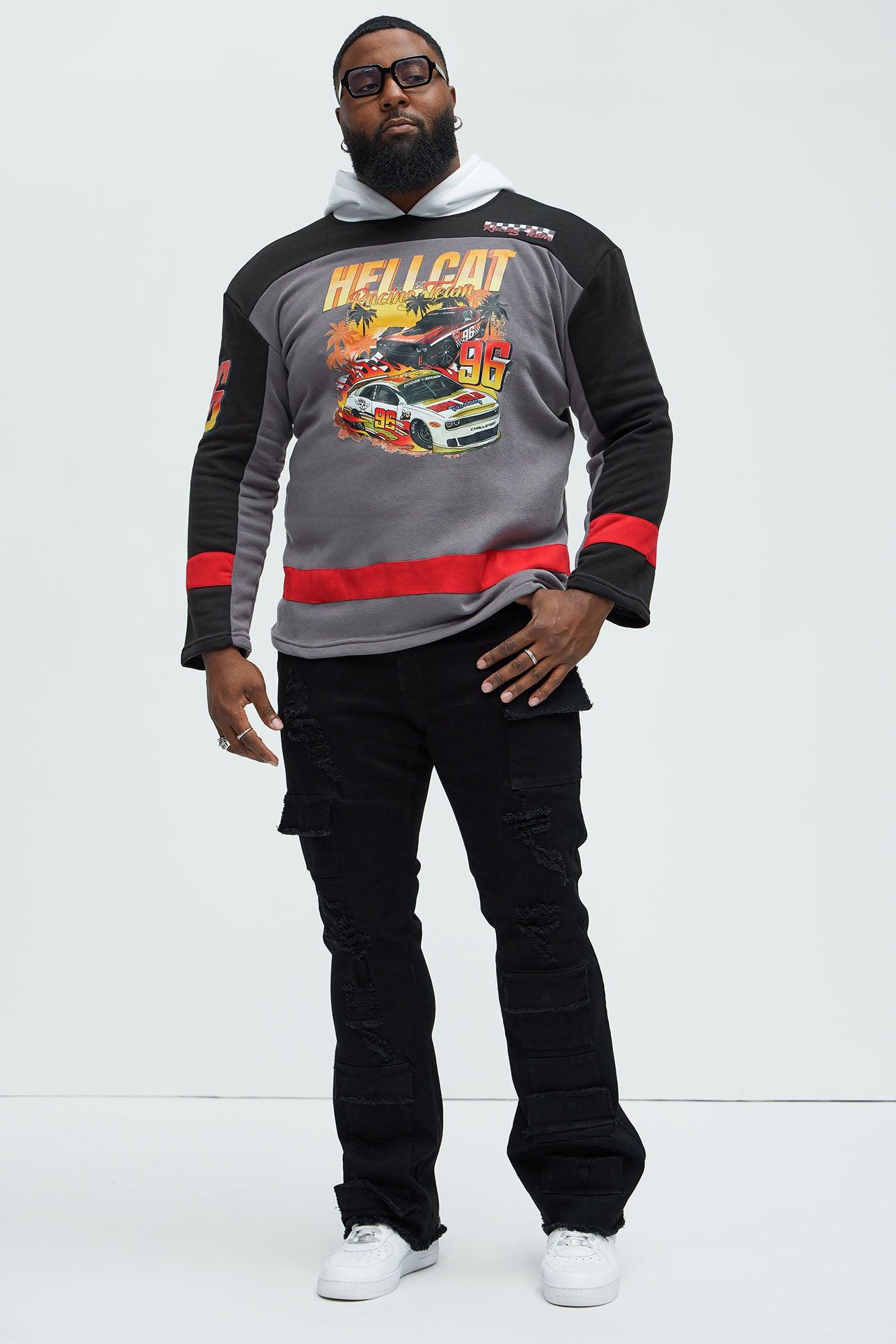 Spot On Stacked Skinny Flare Jeans - Black Product Image