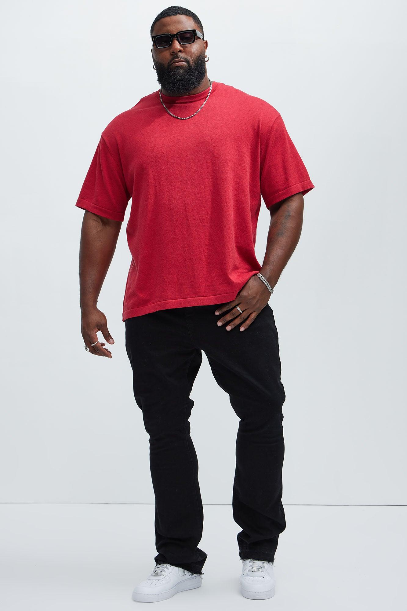 Henshaw Knit Tee - Red Product Image