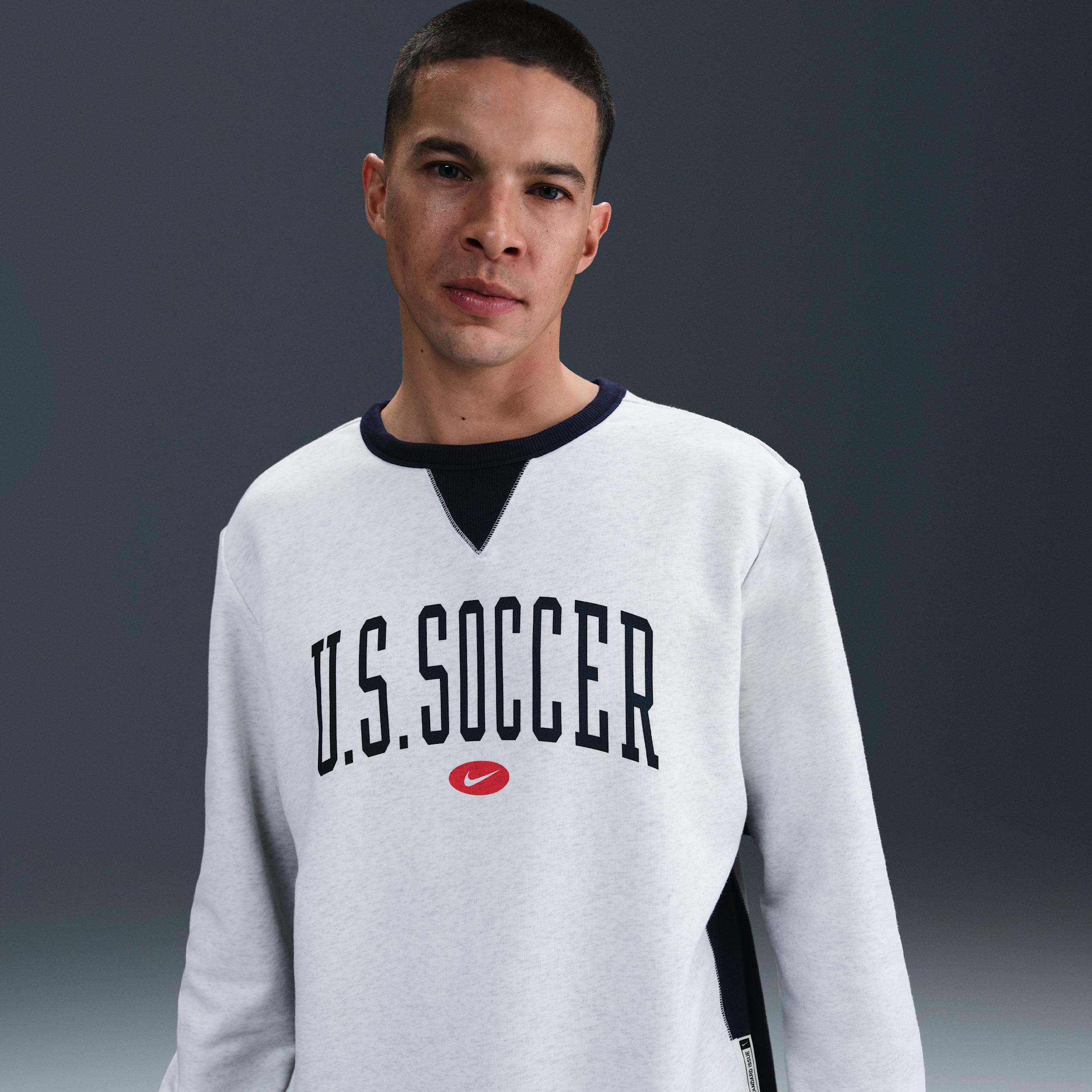 USMNT Standard Issue Nike Mens Dri-FIT Soccer Crew-Neck Sweatshirt | HM9207-051 Product Image