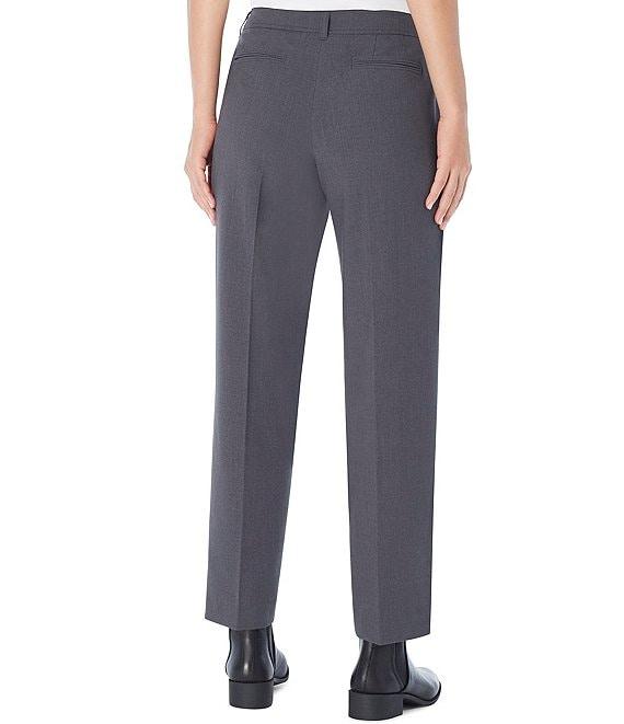Jones New York Bi-Stretch Tapered Straight Leg Woven Pants Product Image