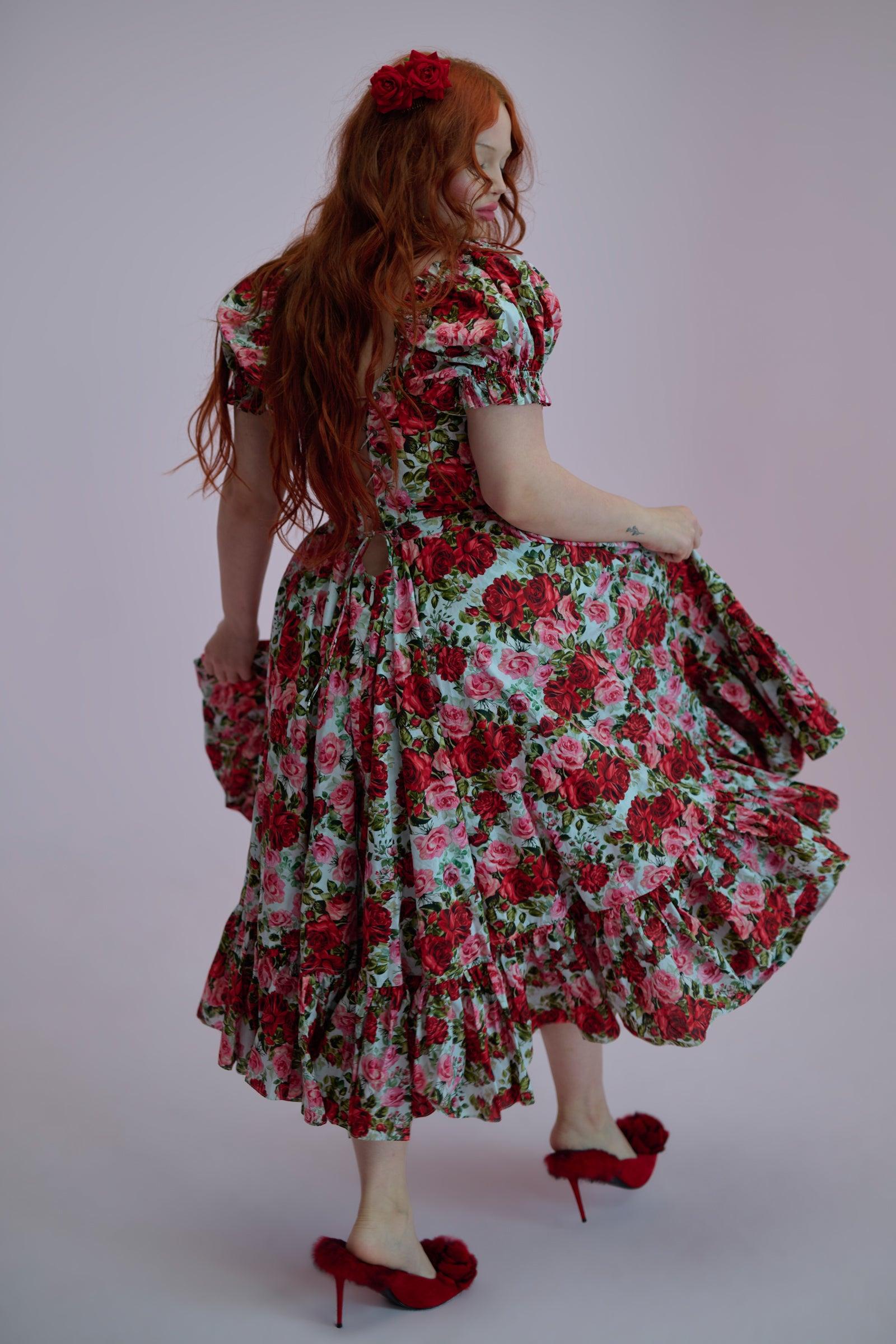 Roses Are Red Foxglove Dress Product Image