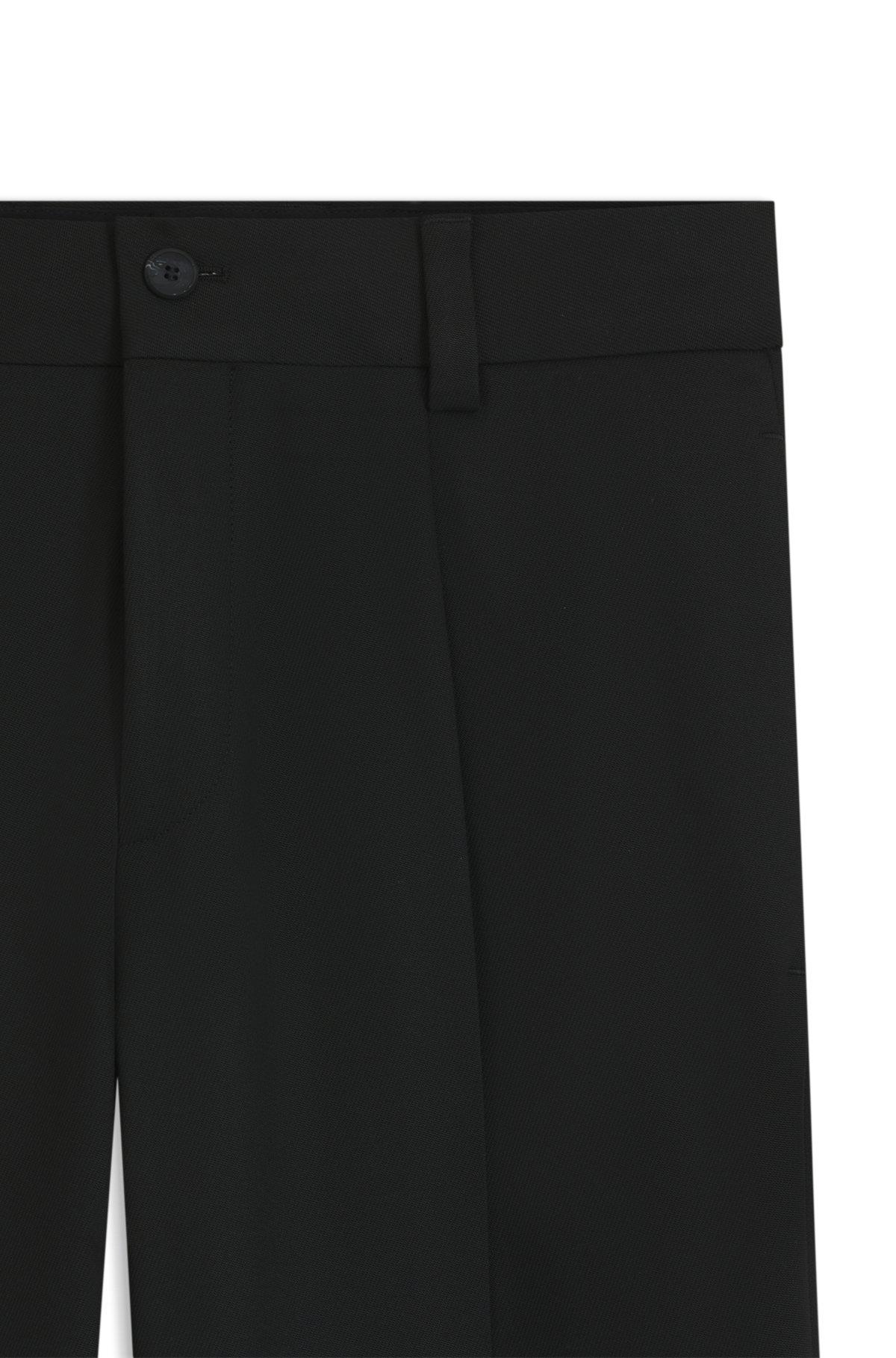 Modern-fit trousers in stretch twill with front crease Product Image