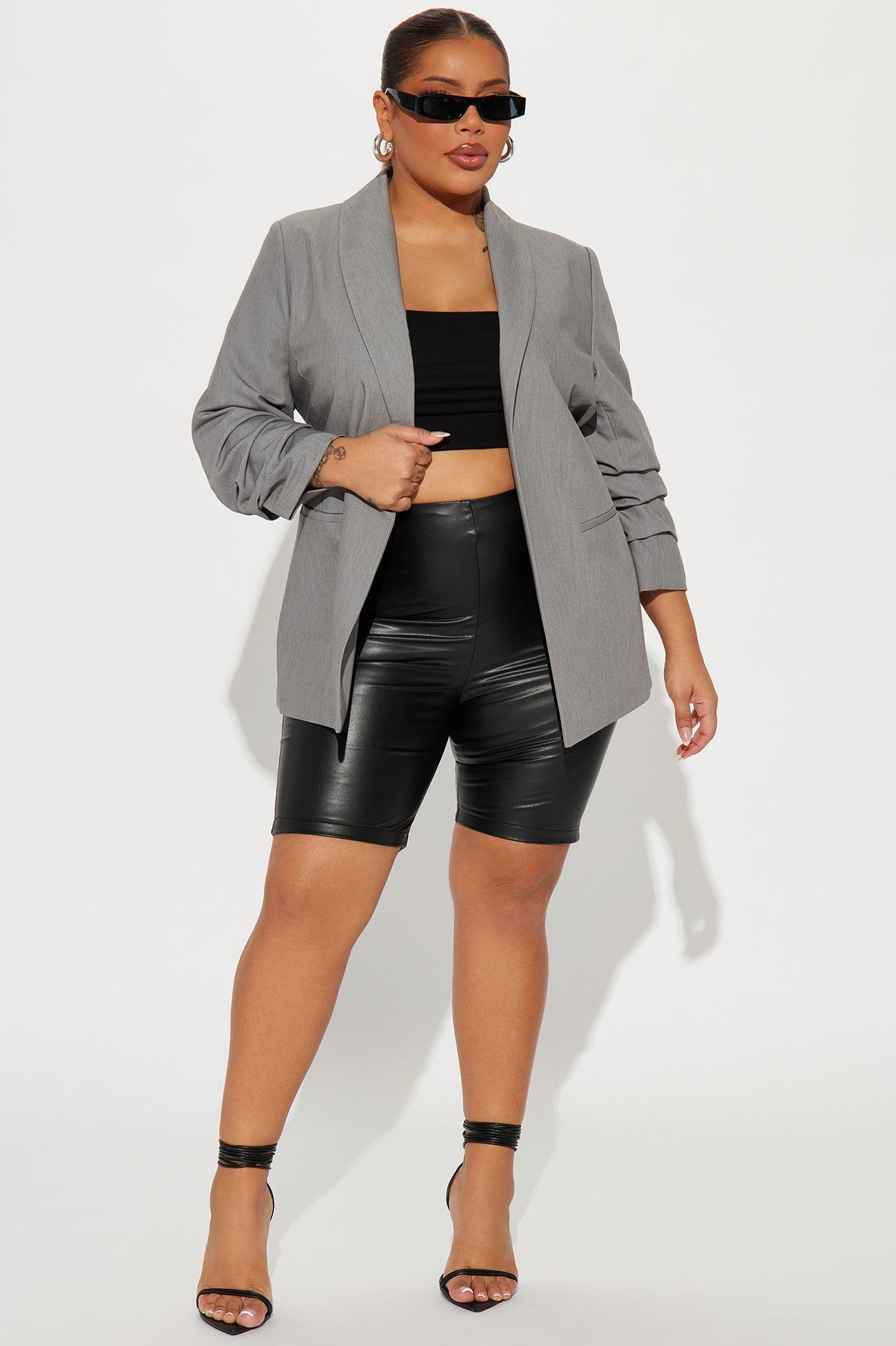 The Ashley Blazer - Grey Product Image