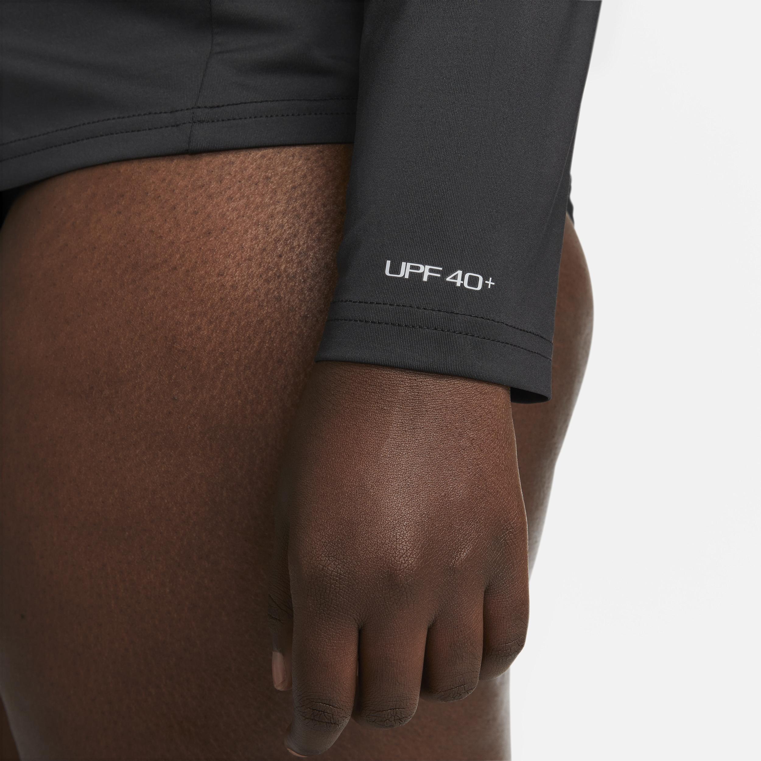 Nike Womens Essential Long-Sleeve Hydroguard Swim Shirt | NESSA386-001 Product Image