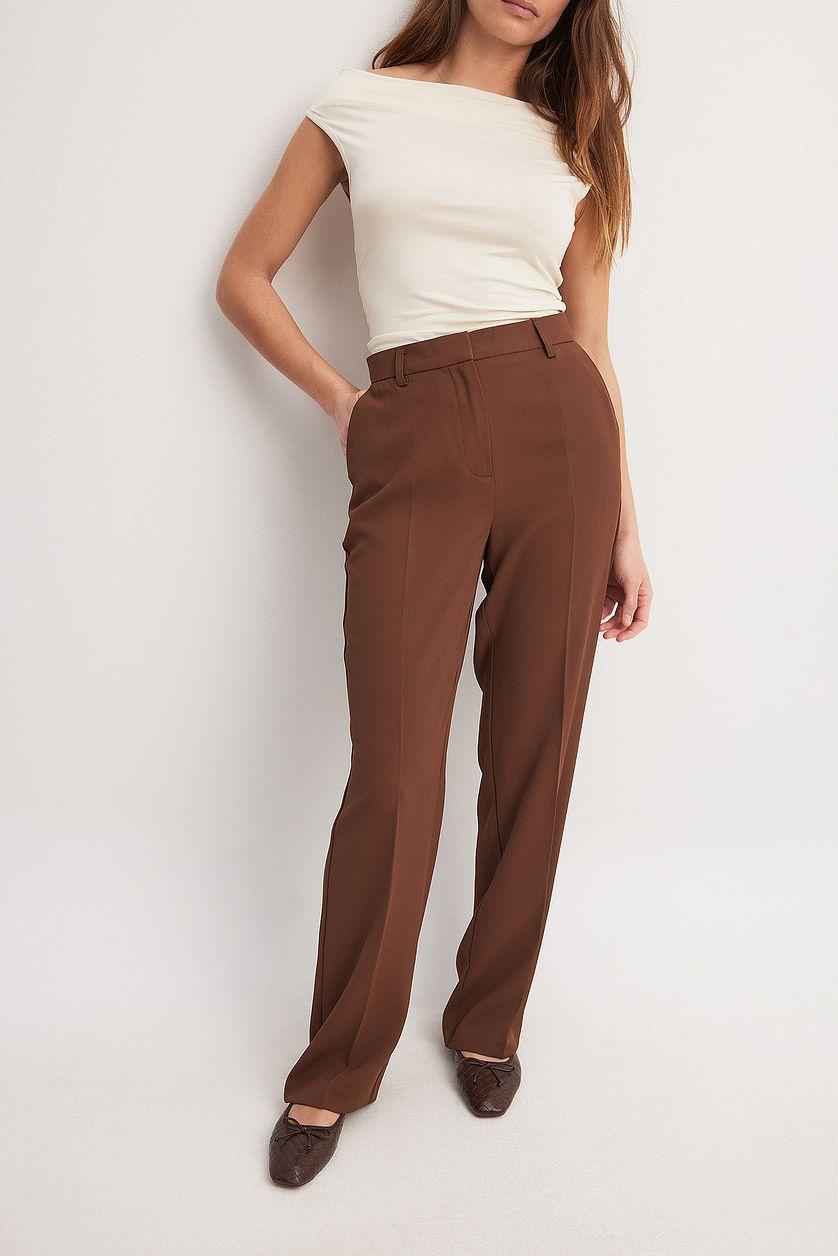 Tailored Regular Straight Leg Suit Pants Product Image