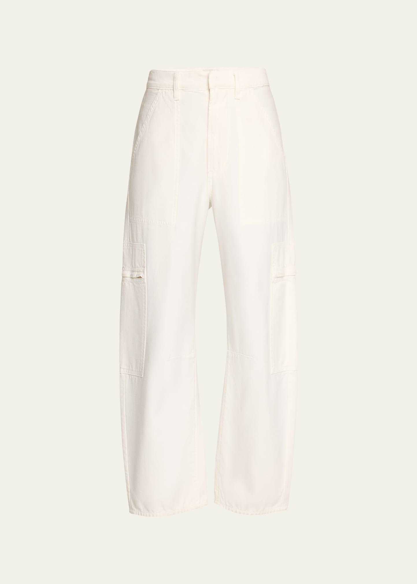 Marcelle Straight Twill Cargo Pants Product Image