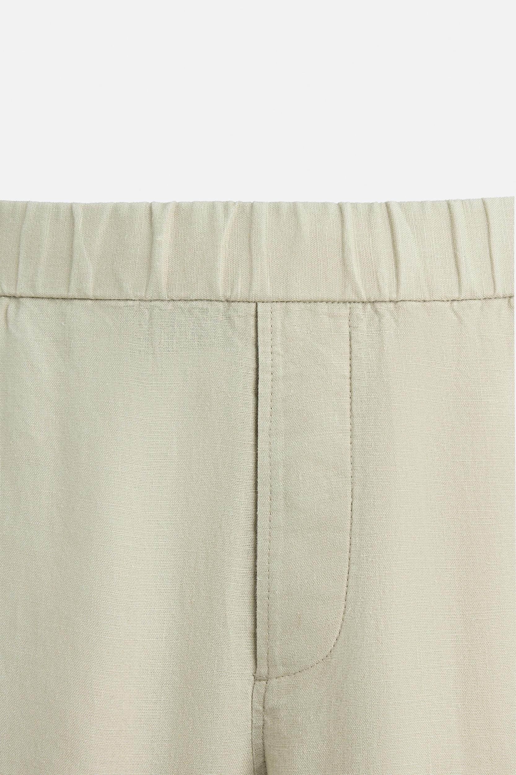 LINEN PANTS IN 100% LINEN Product Image