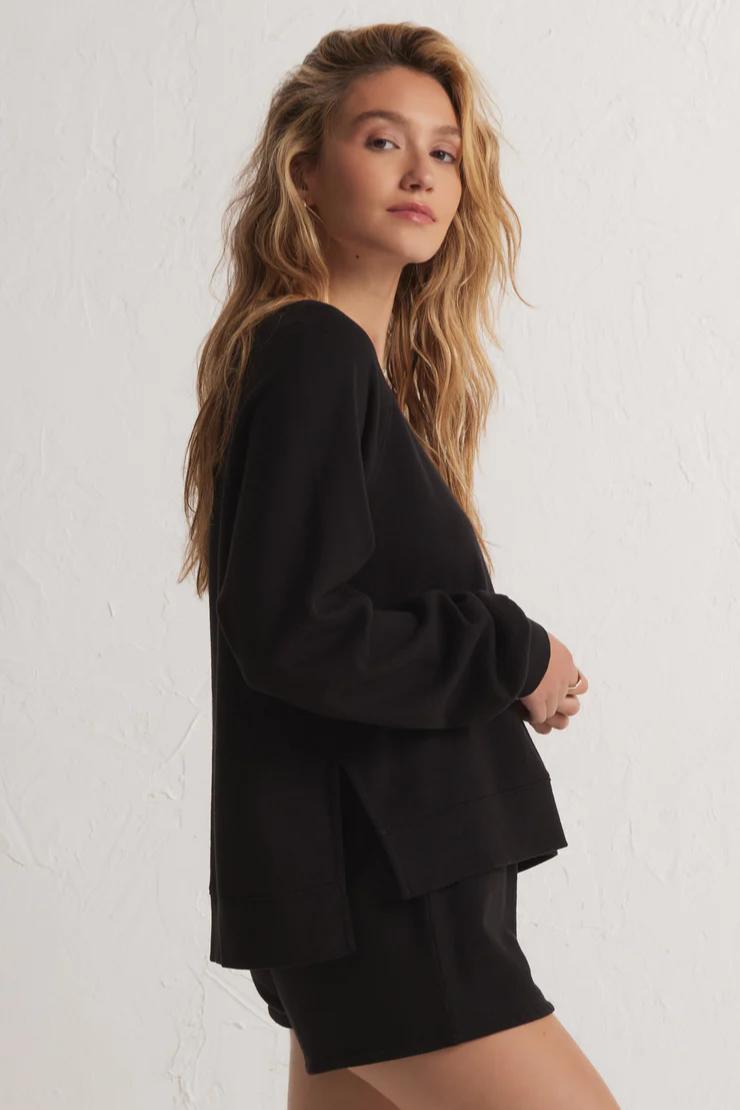 Open Back Sweatshirt Product Image