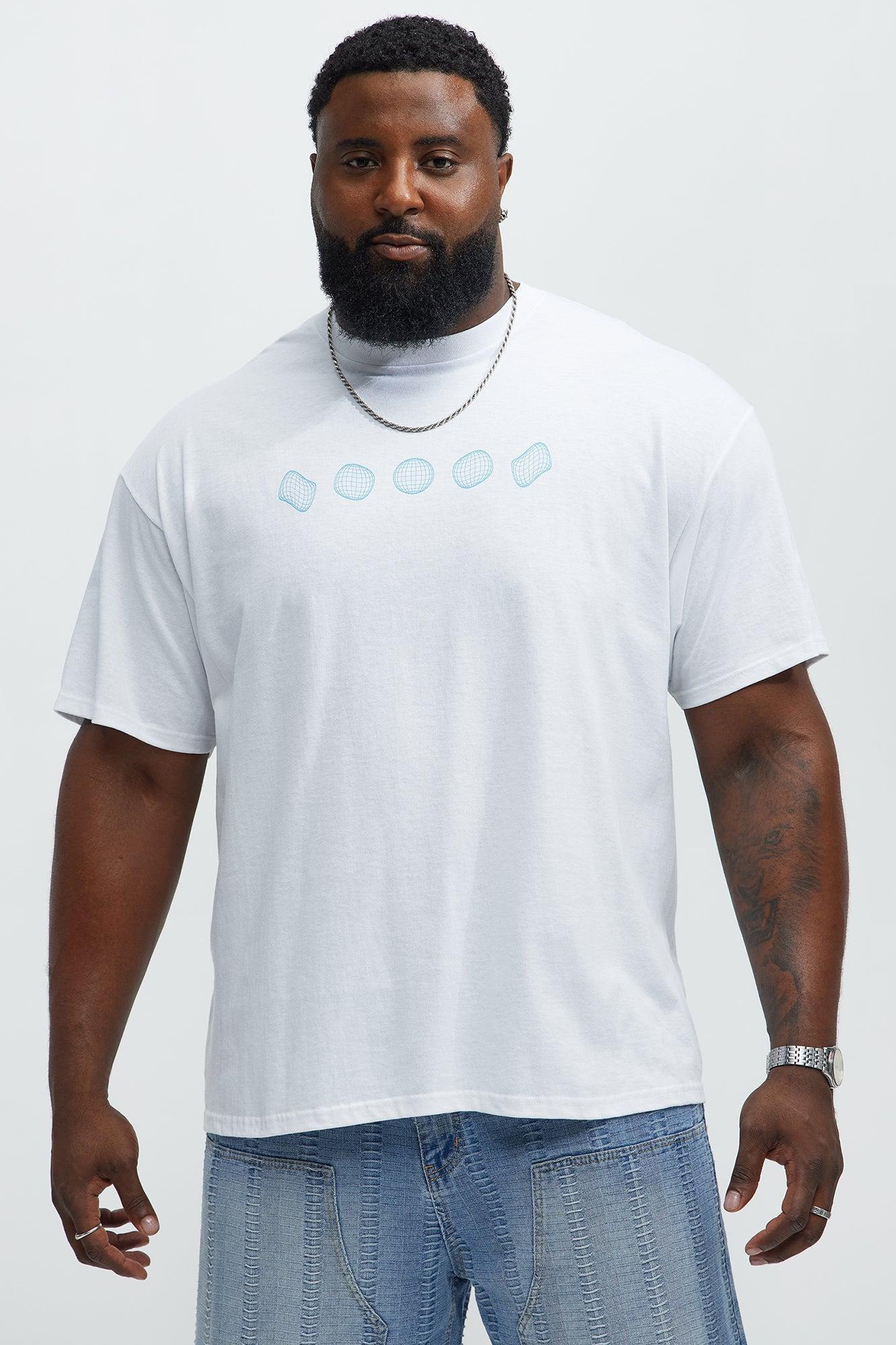 Make Your Own Wave Short Sleeve Tee - White Male Product Image