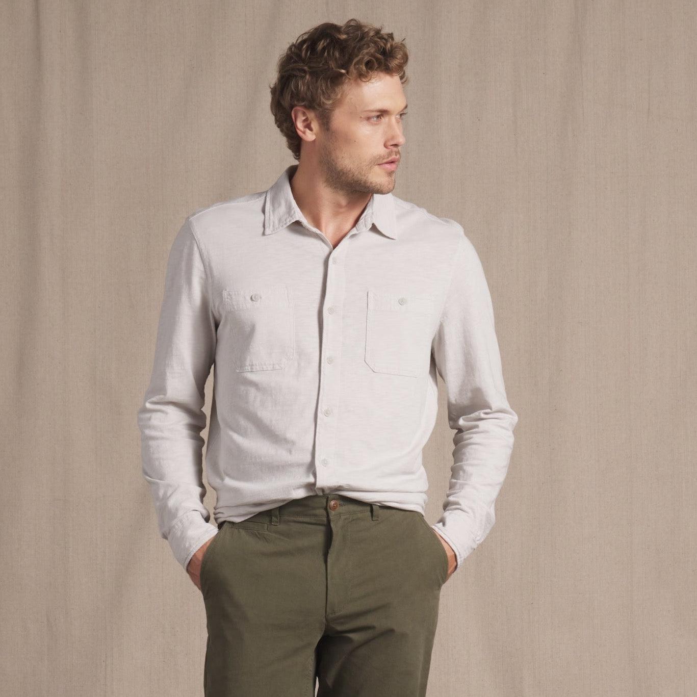 Flex Everyday Knit Shirt - Faded Gray Product Image