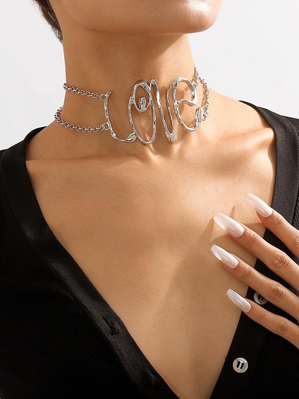 Chains Geometric Hollow Necklaces Accessories Product Image