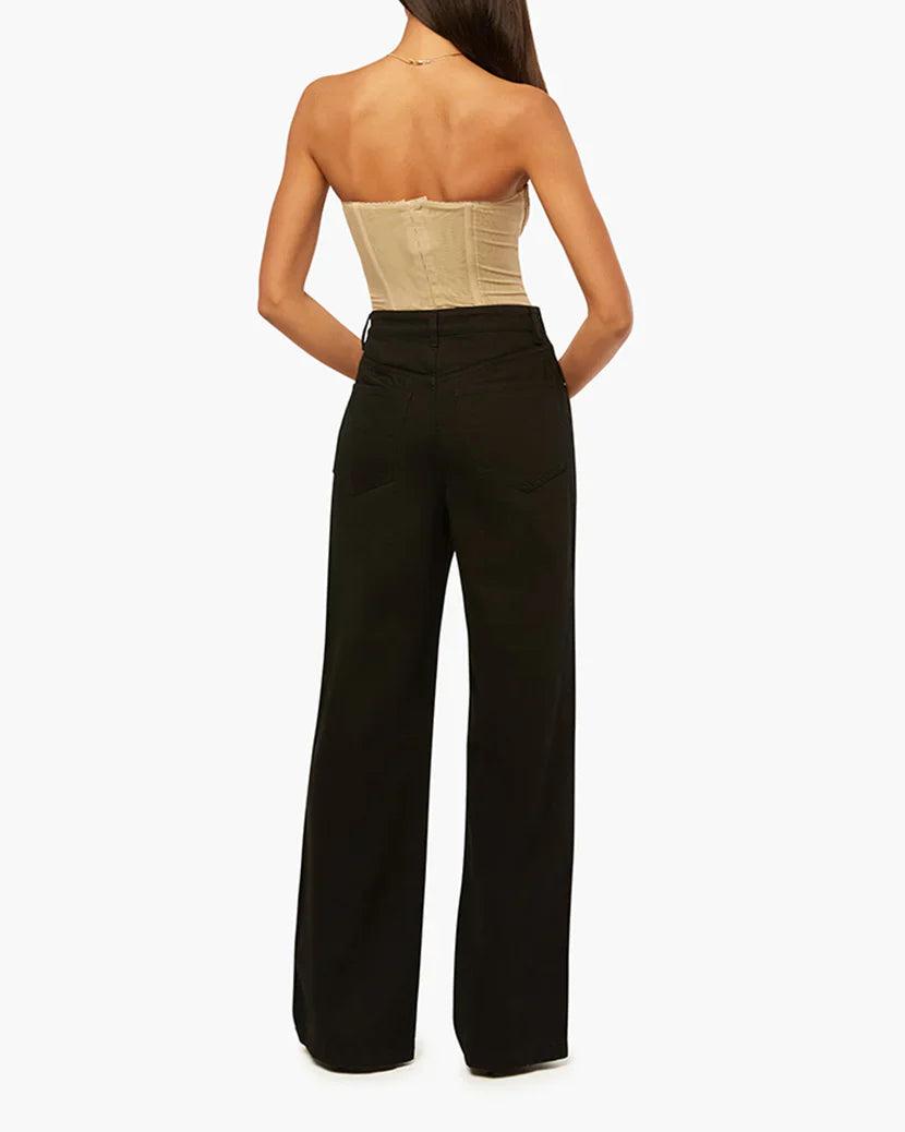 WeWoreWhat Wide Leg Denim Pants Product Image