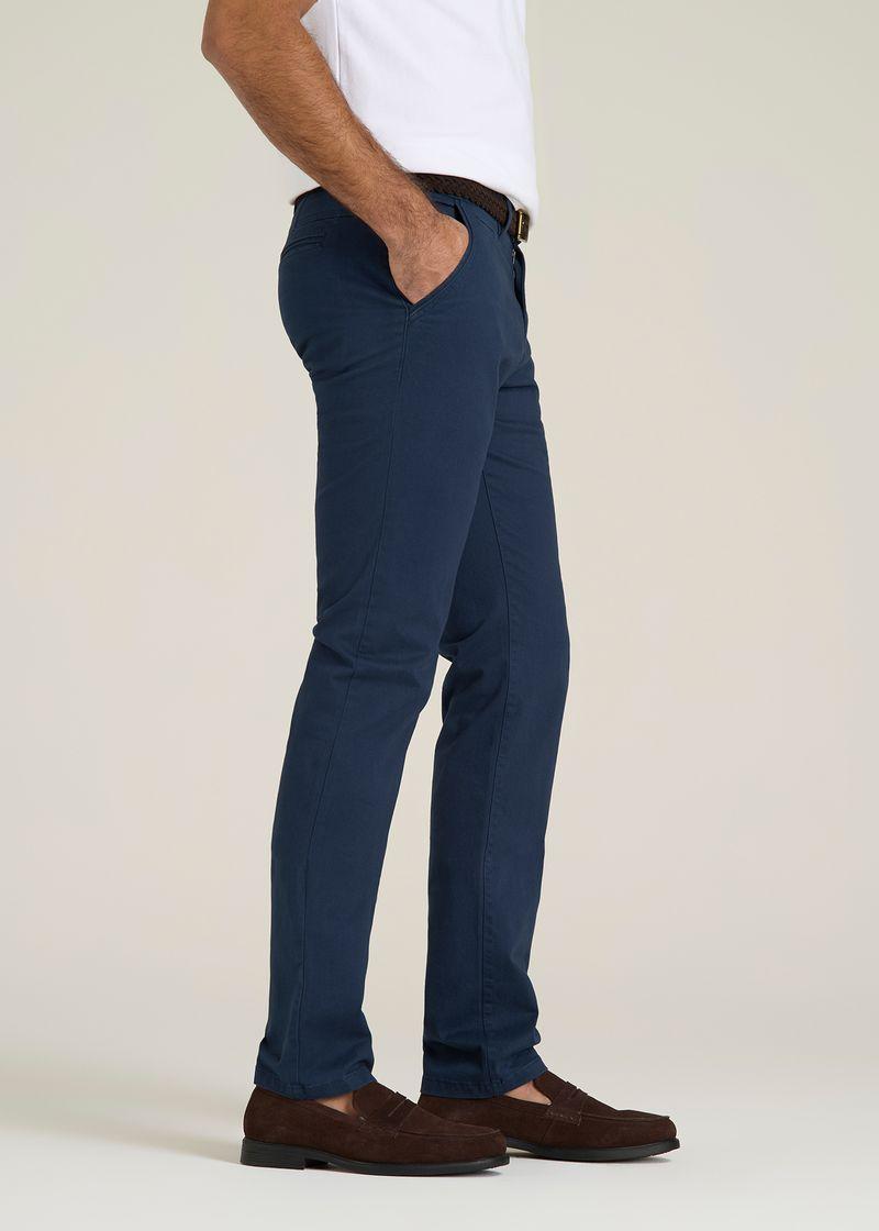 Carman TAPERED Chinos for Tall Men in Marine Navy Male Product Image