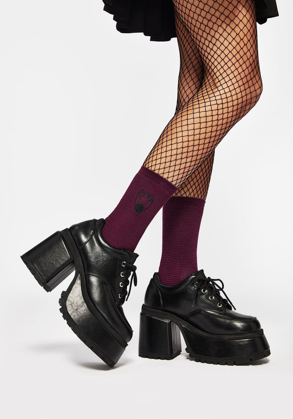 Kozmic Embroidered Socks Product Image