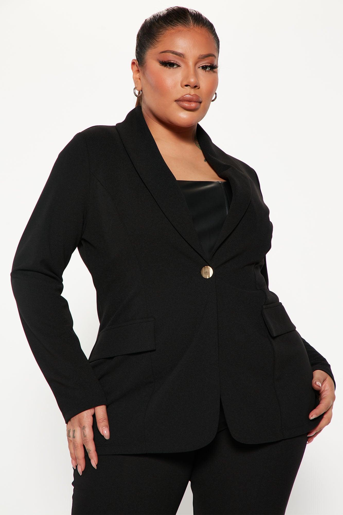 Head Of The Table Pant Suit - Black Product Image