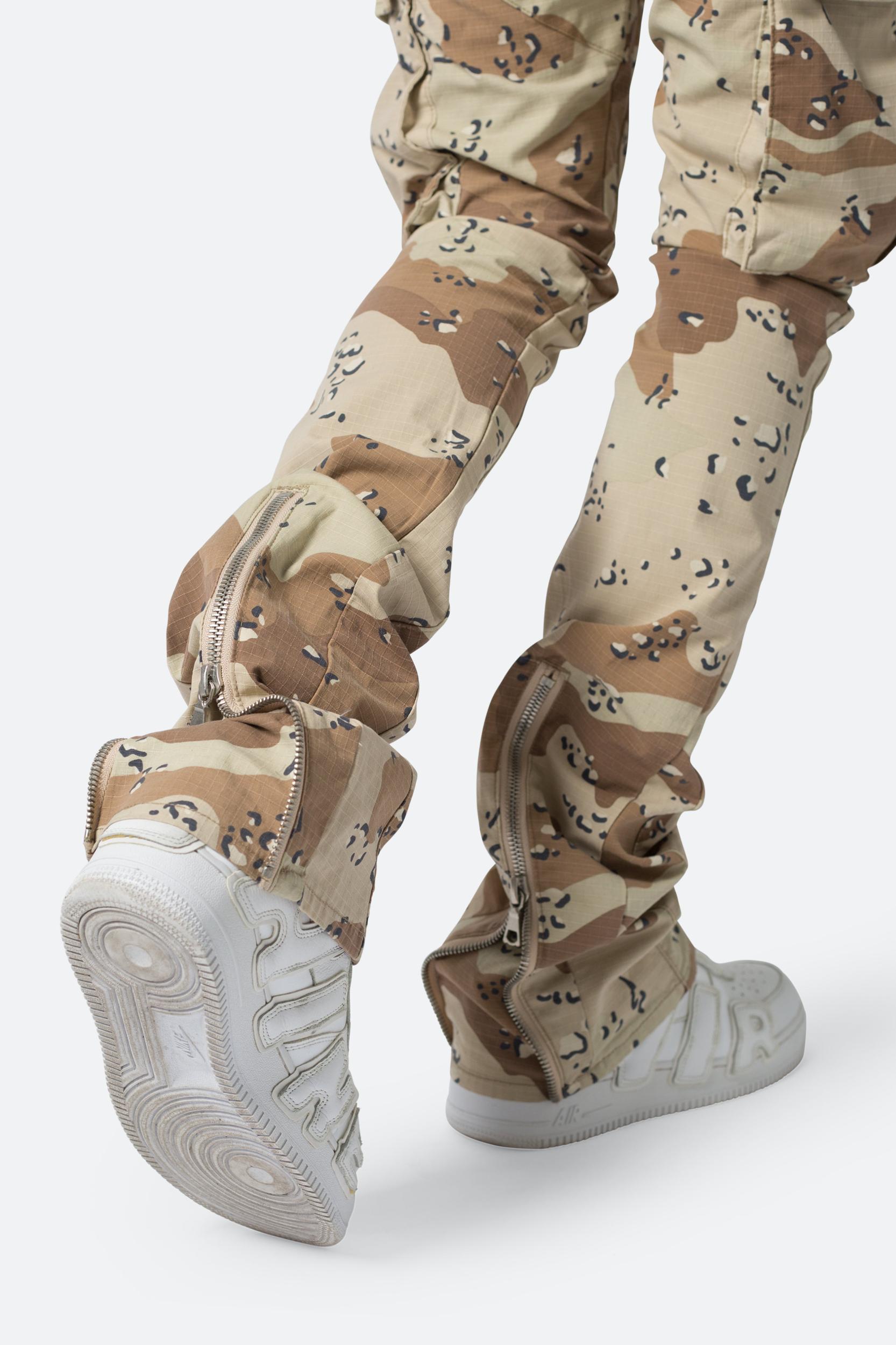 X515 Convertible Skinny Cargo Denim - Desert Camo Product Image