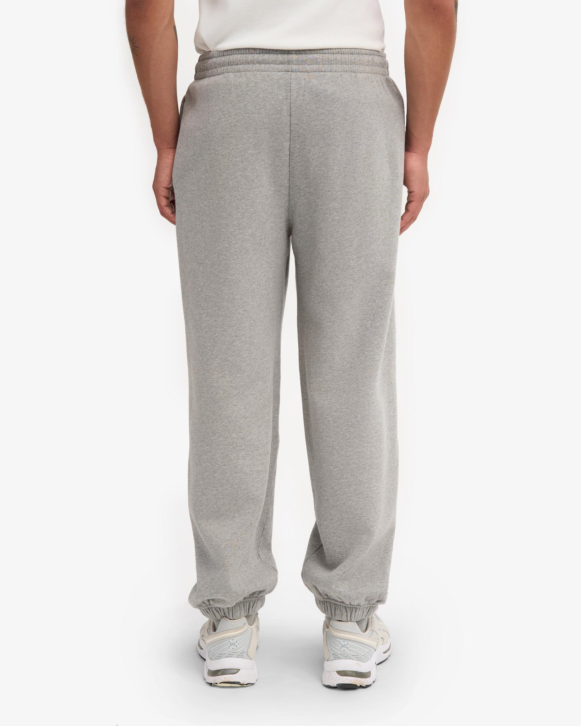 Organic Relaxed Sweatpants - Heather Grey Product Image