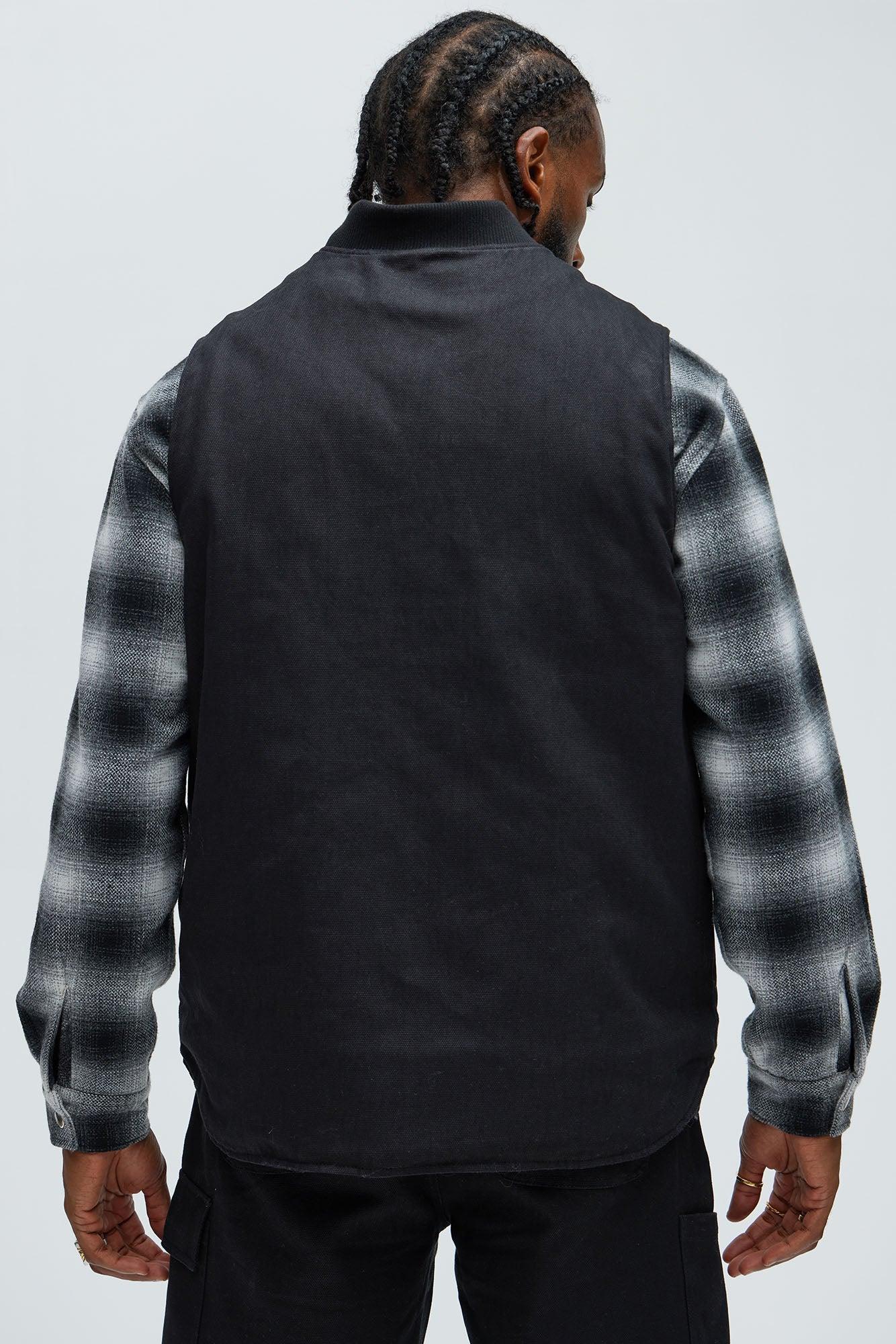 Alexander Utility Canvas Vest - Black Product Image