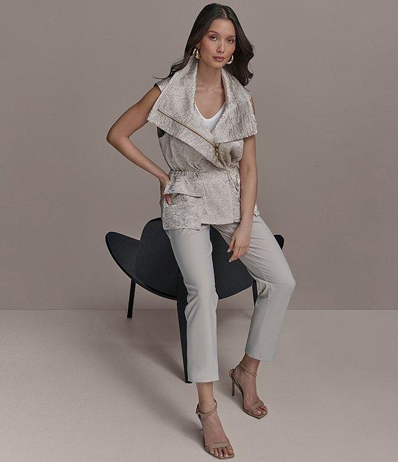 Donna Karan Ponte Straight Leg Pants Product Image