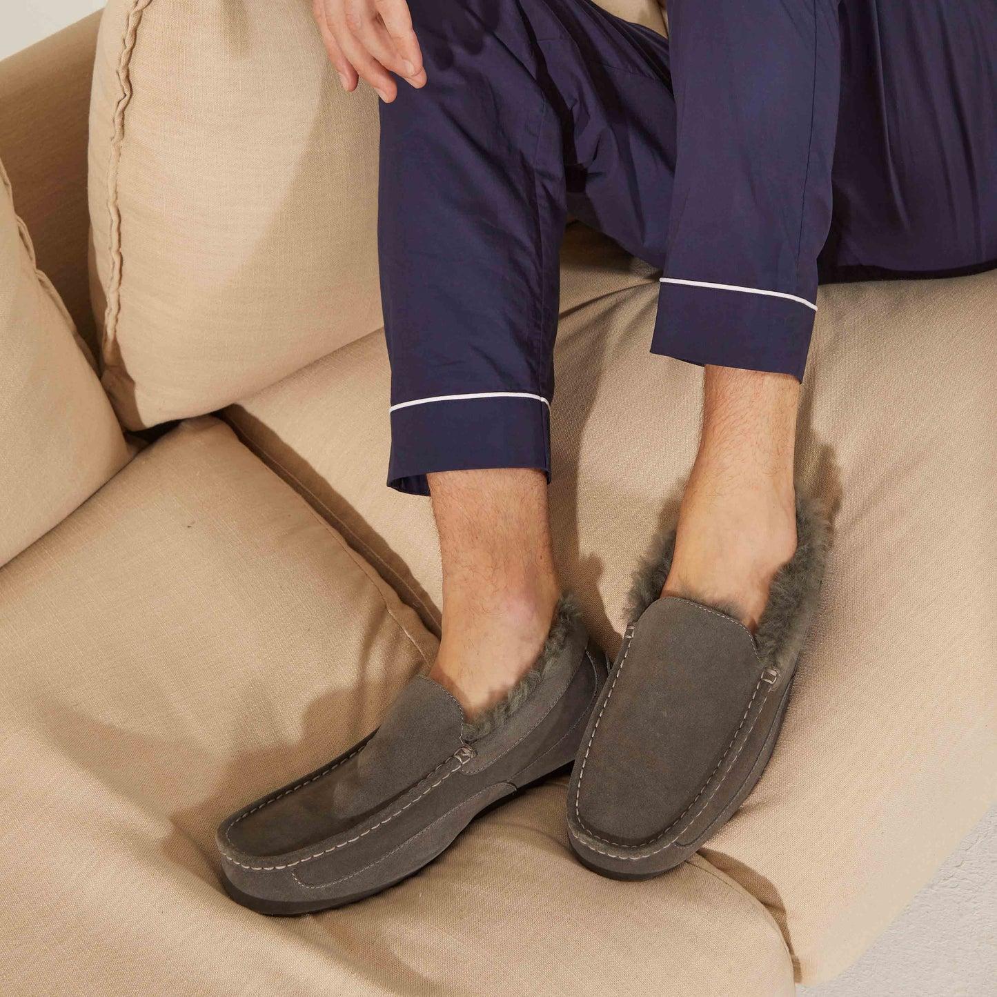 Australian Shearling Tread Men's Moccasin Male Product Image