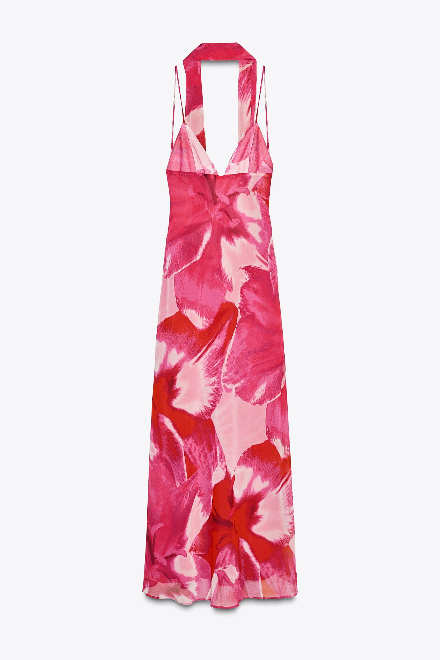 FOULARD PRINT LONG DRESS Product Image