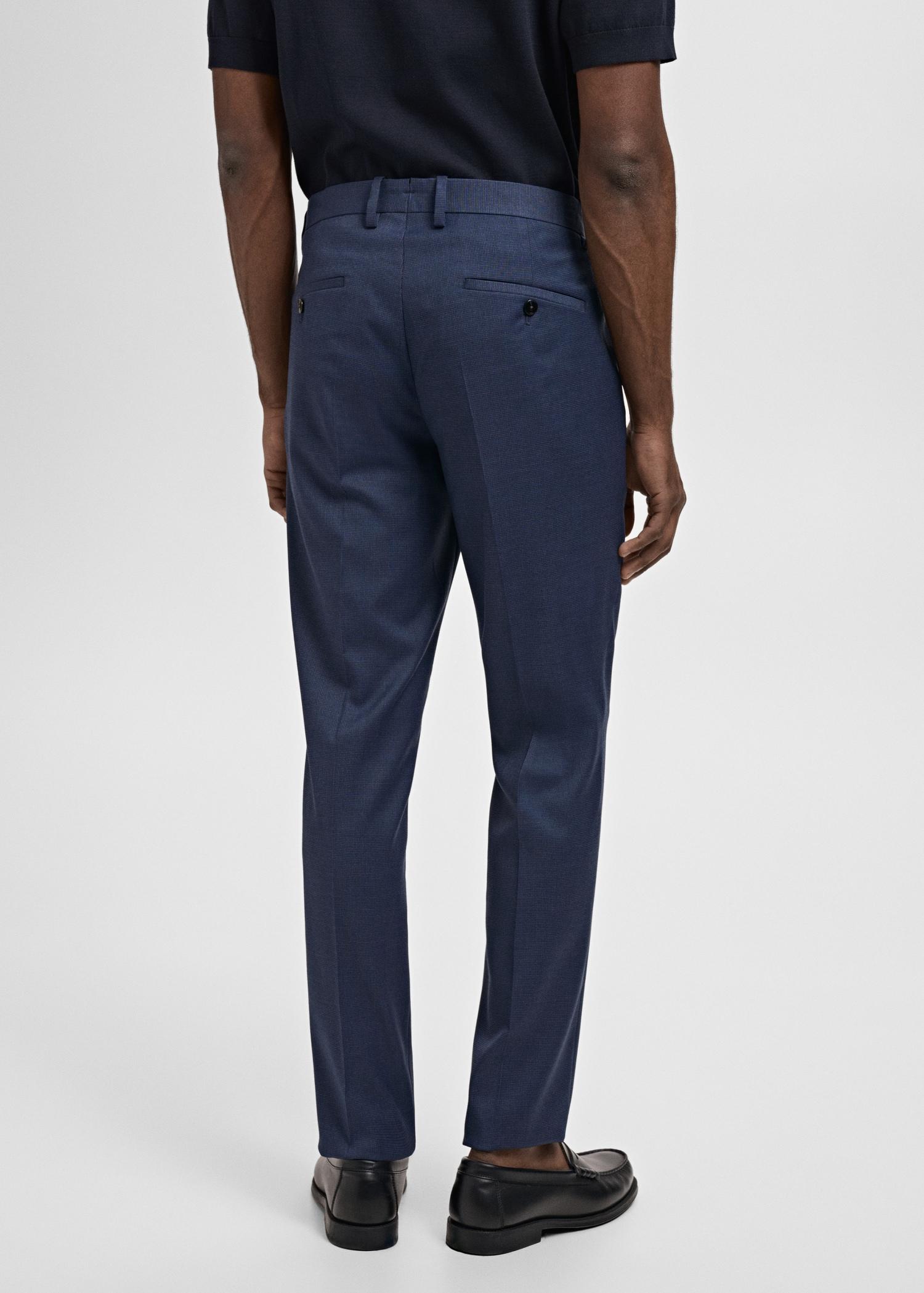 Stretch fabric super slim-fit suit trousers - Men | MANGO USA Product Image