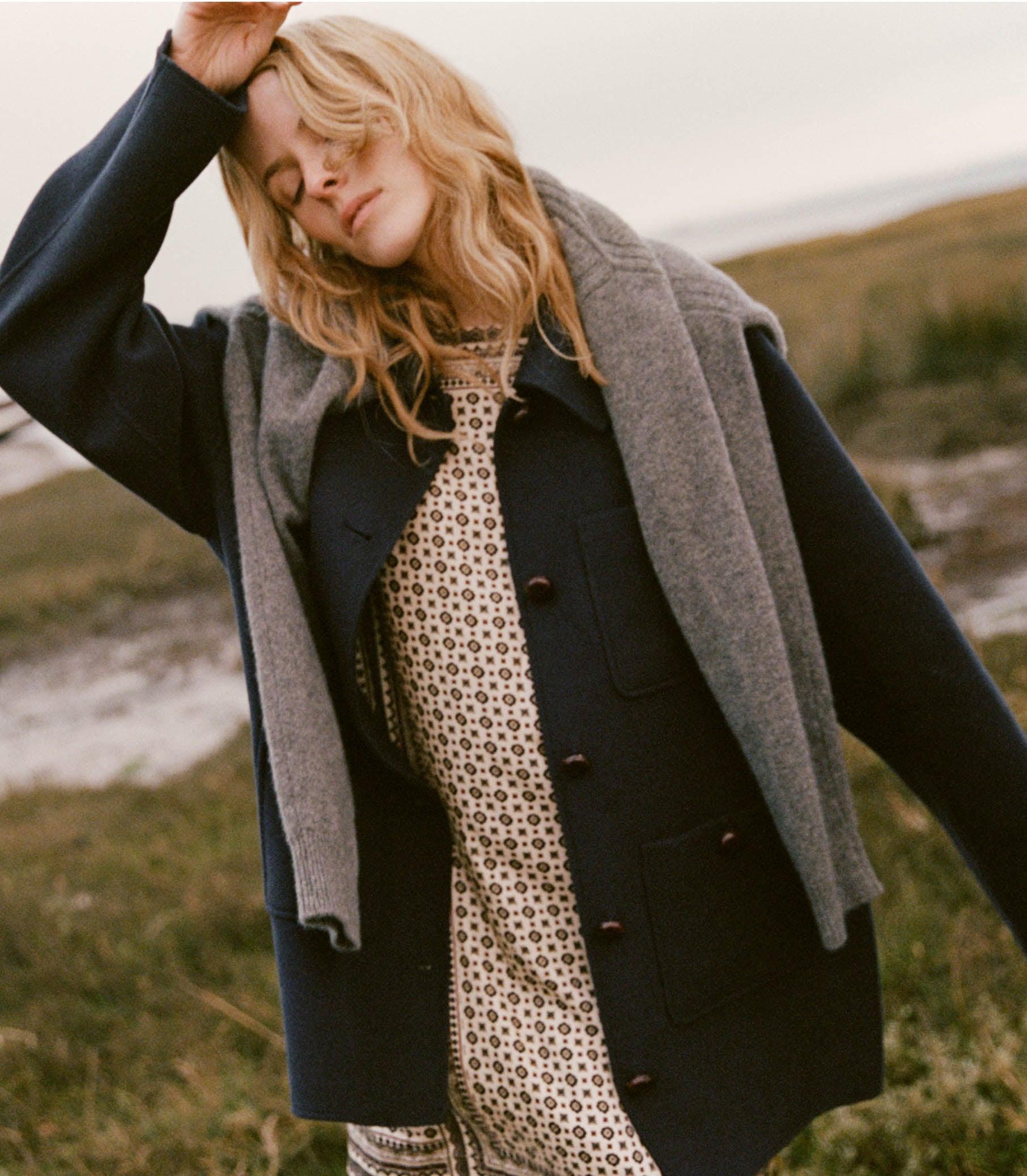 MALIA DRESS -- CREAM MONTMARTRE FOULARD Product Image