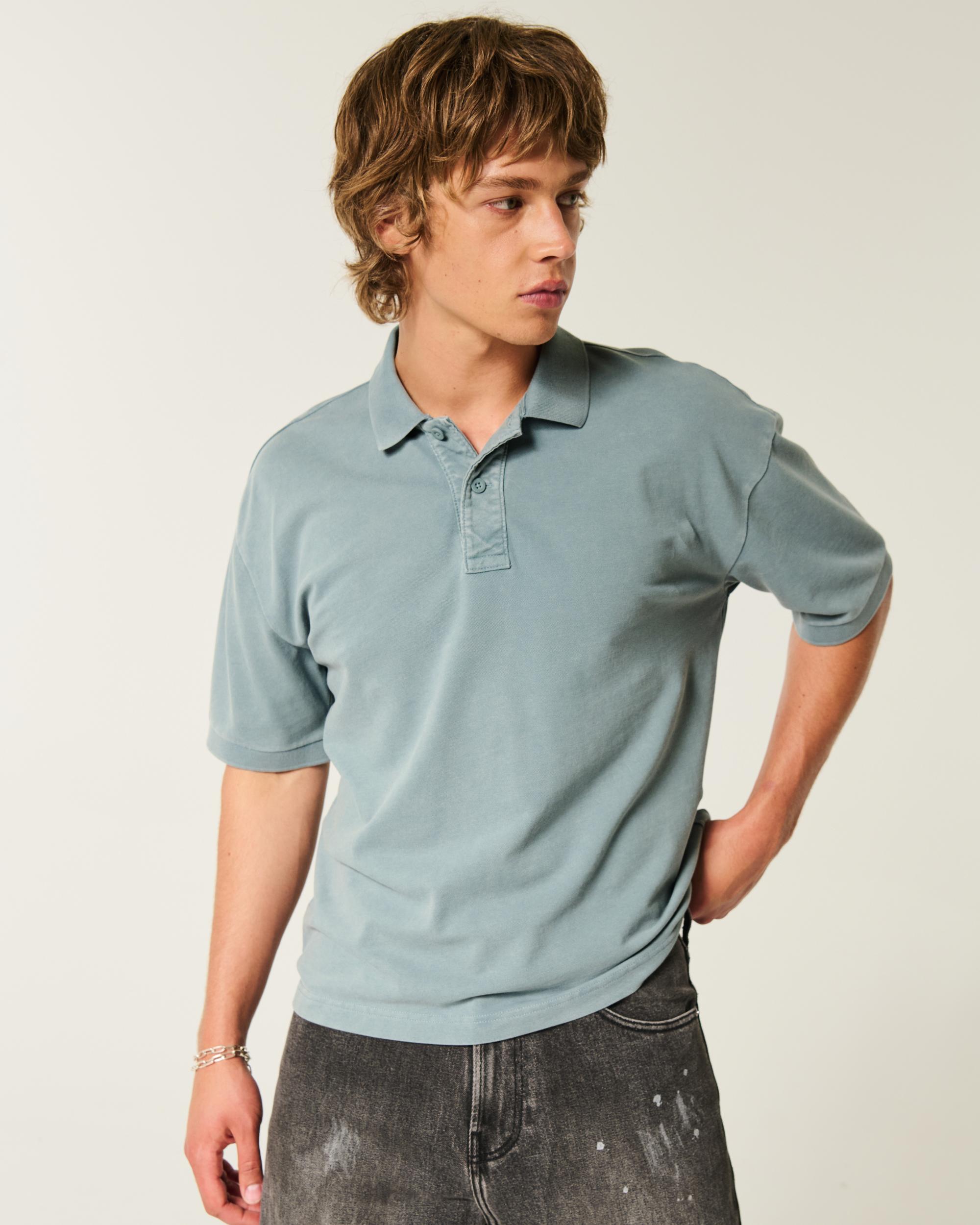 Boxy Crop Polo Product Image