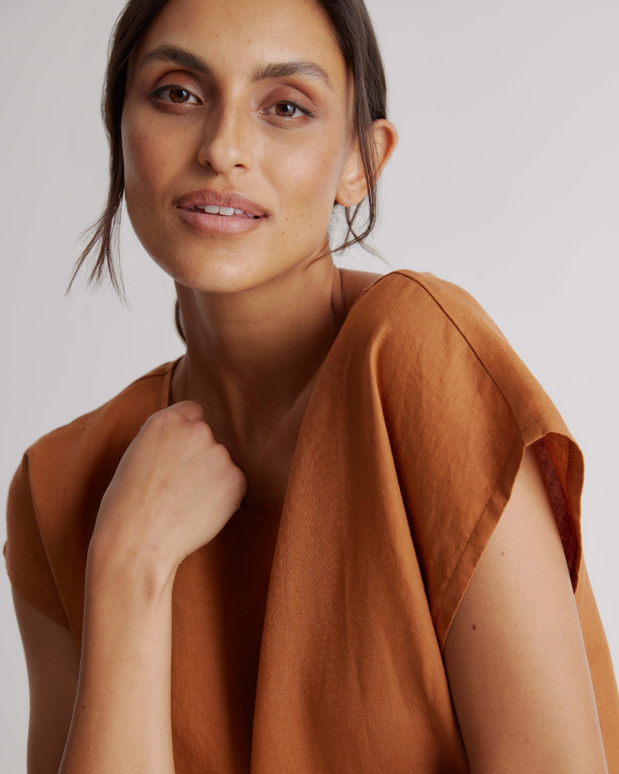 Quince | Women's 100% European Linen Pajama Set Size XL Product Image