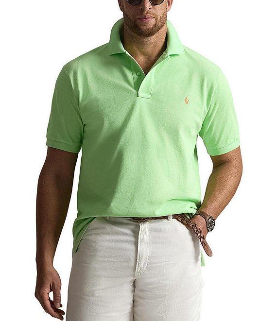 Polo Ralph Lauren Big & Tall Classic Fit Solid Cotton Mesh Polo Shirt Product Image