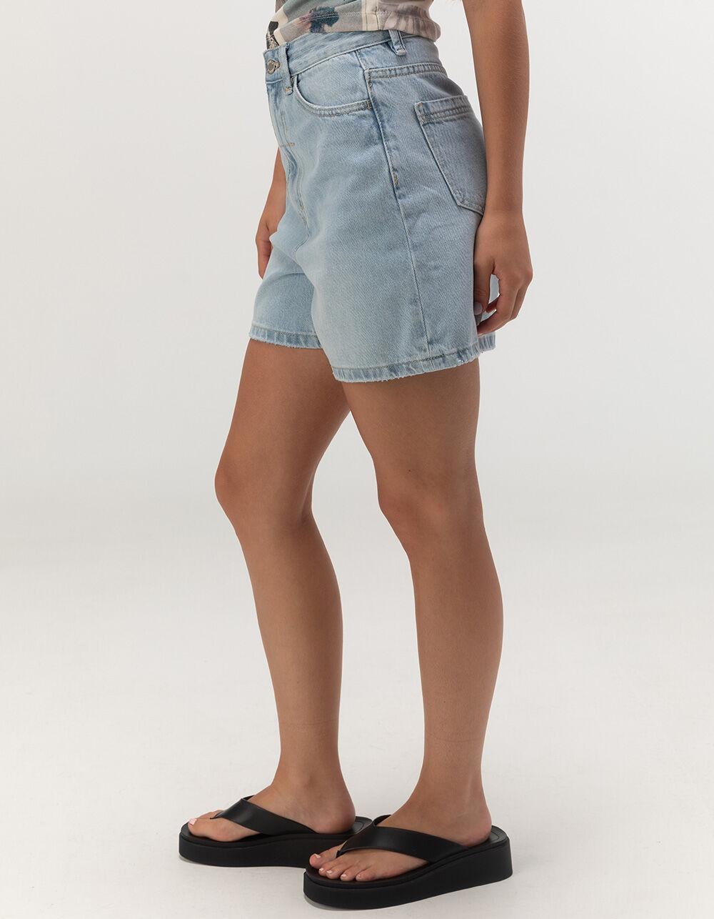 THRILLS Koko High Rise Womens Denim Shorts - LIGHT WASH Product Image