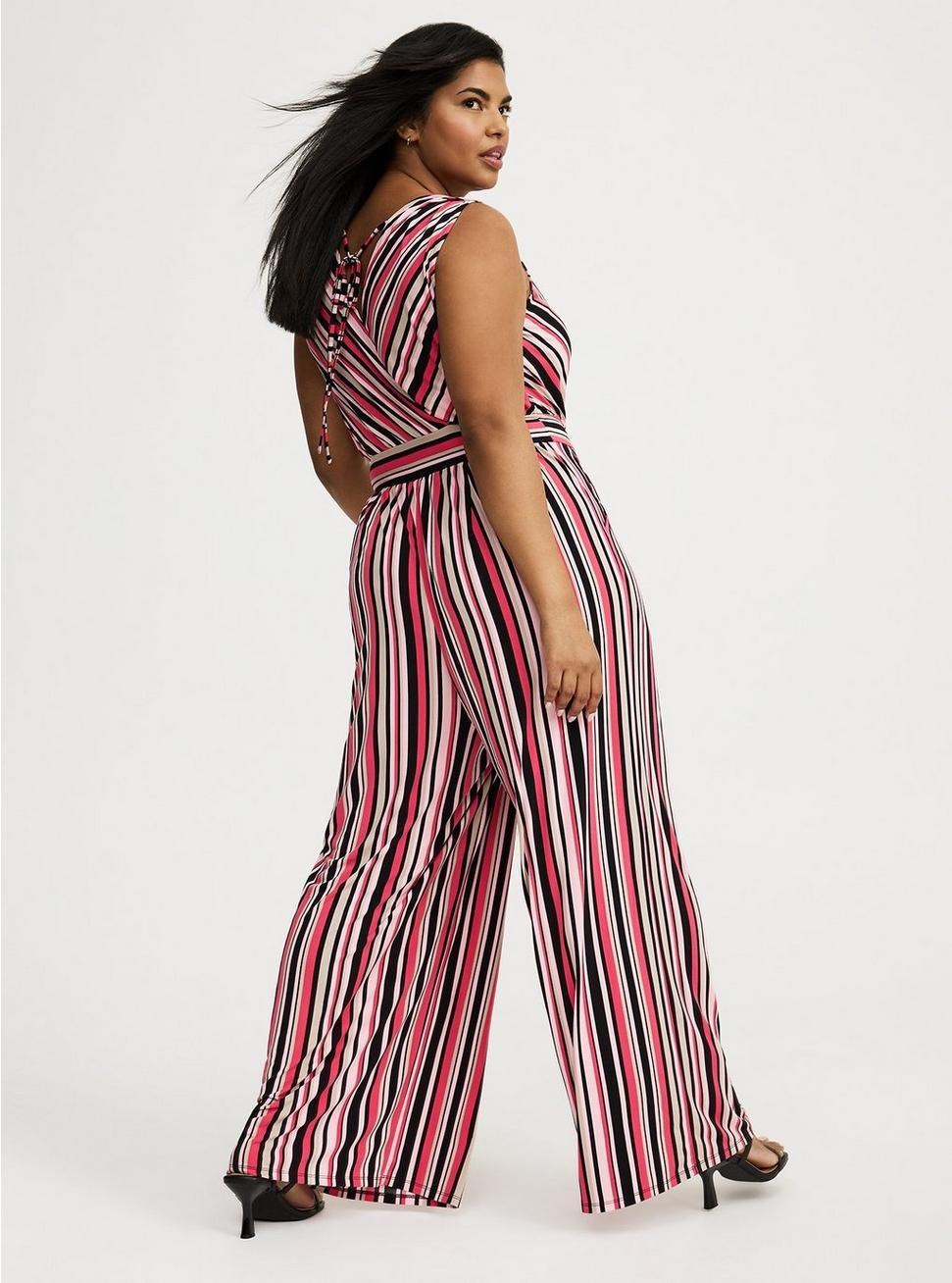 Studio Knit Surplice Tie Back Jumpsuit Product Image