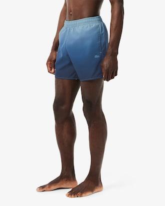 Short Ombré Print Swim Trunks Product Image