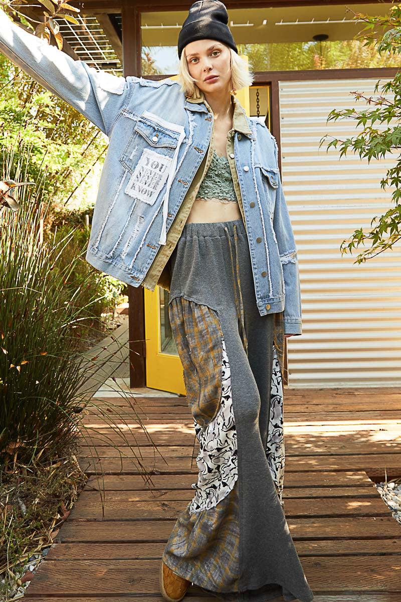 Elisa Relaxed Fit Boyfriend Denim Jacket by POL Product Image