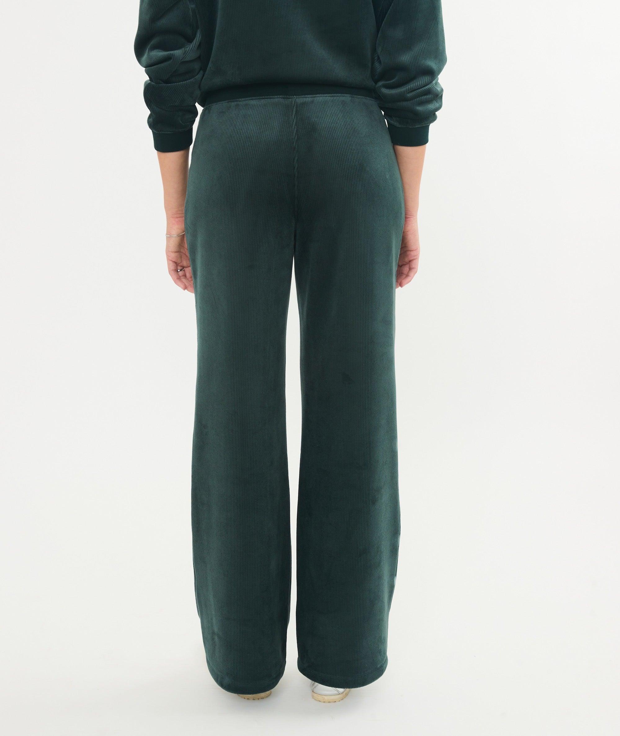Cord Velour Wide Leg Pant Product Image